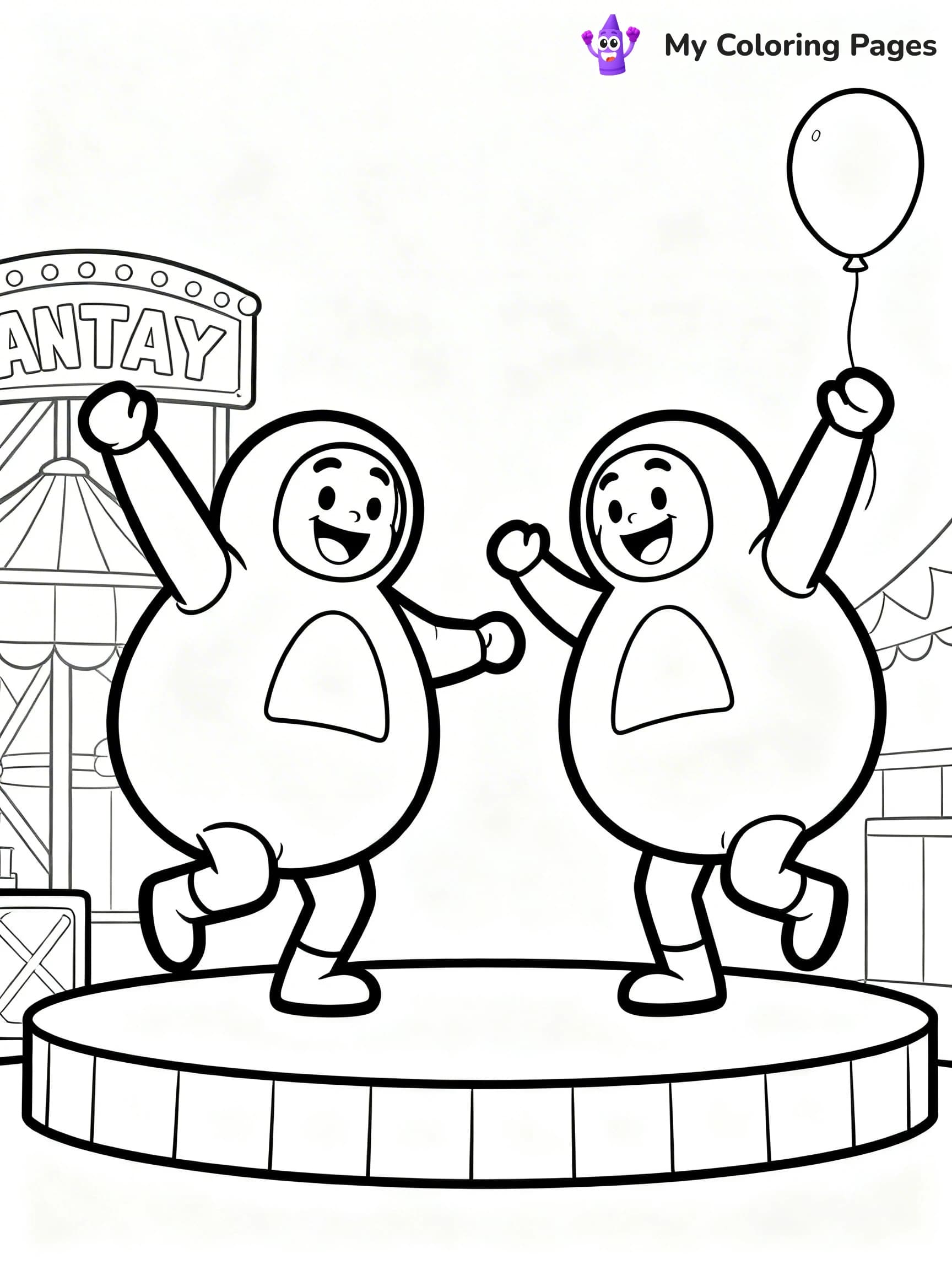 Amusement Park Coloring Pages - 8