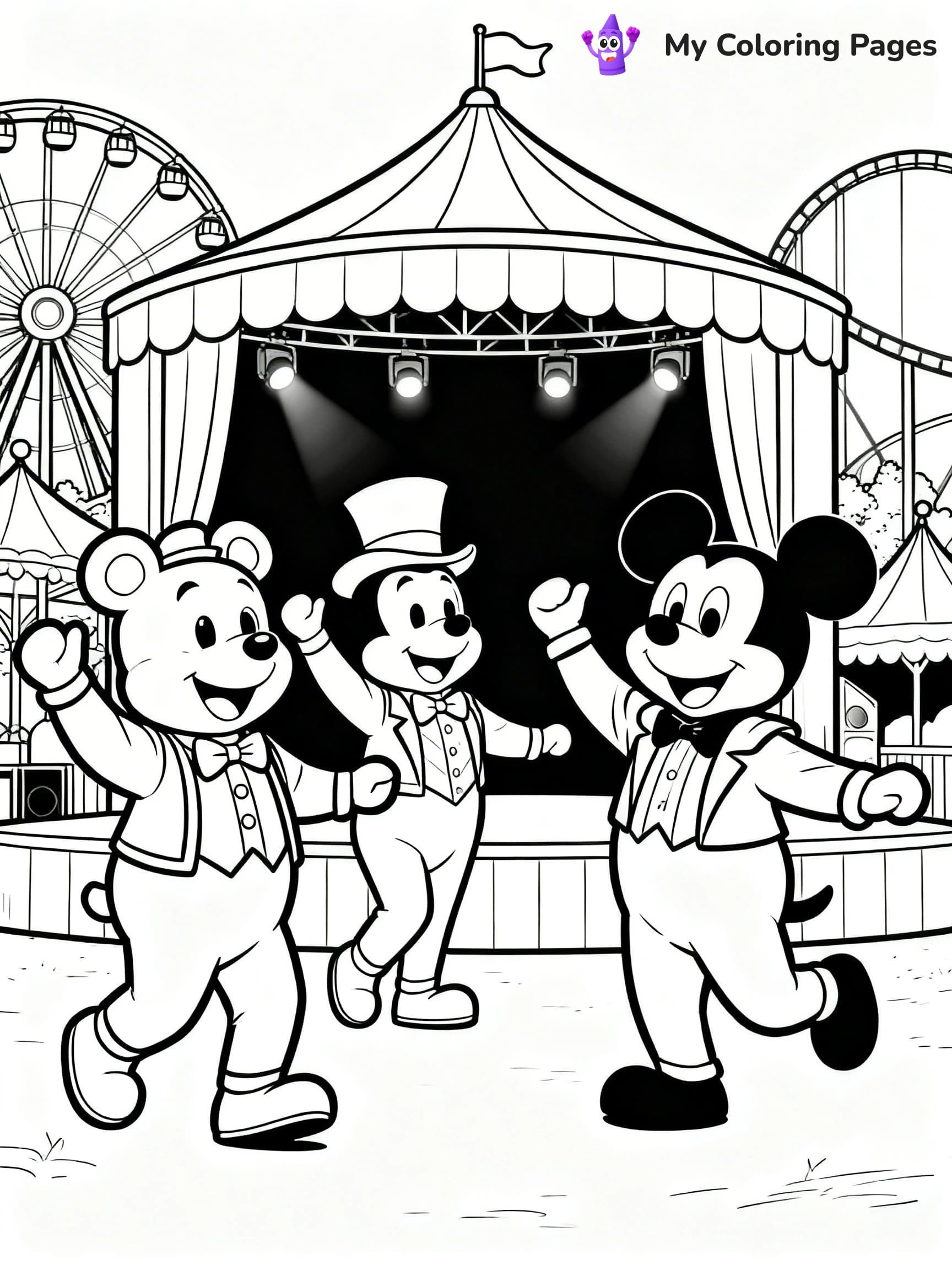 Amusement Park Coloring Pages - 7