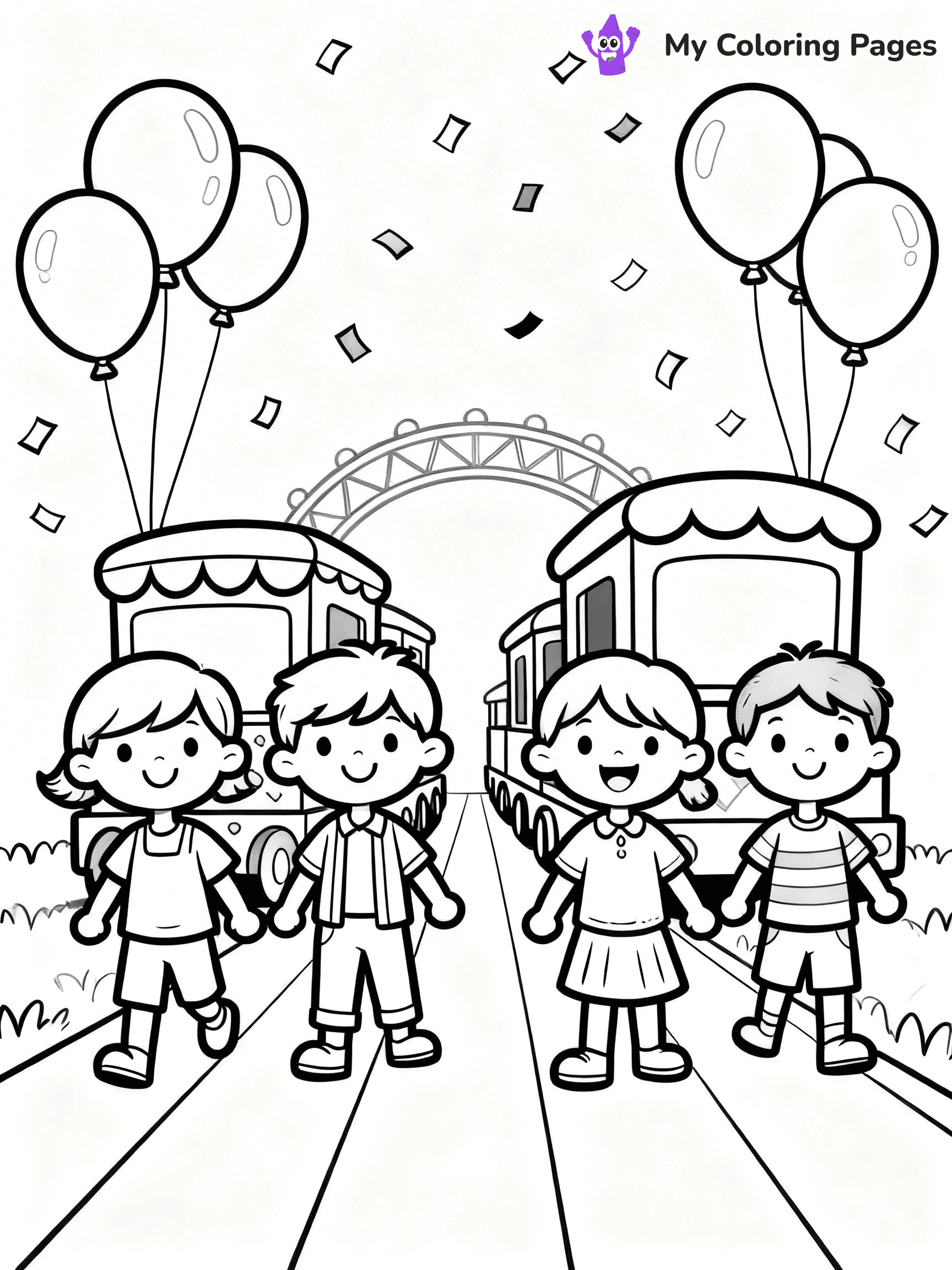 Amusement Park Coloring Pages - 3