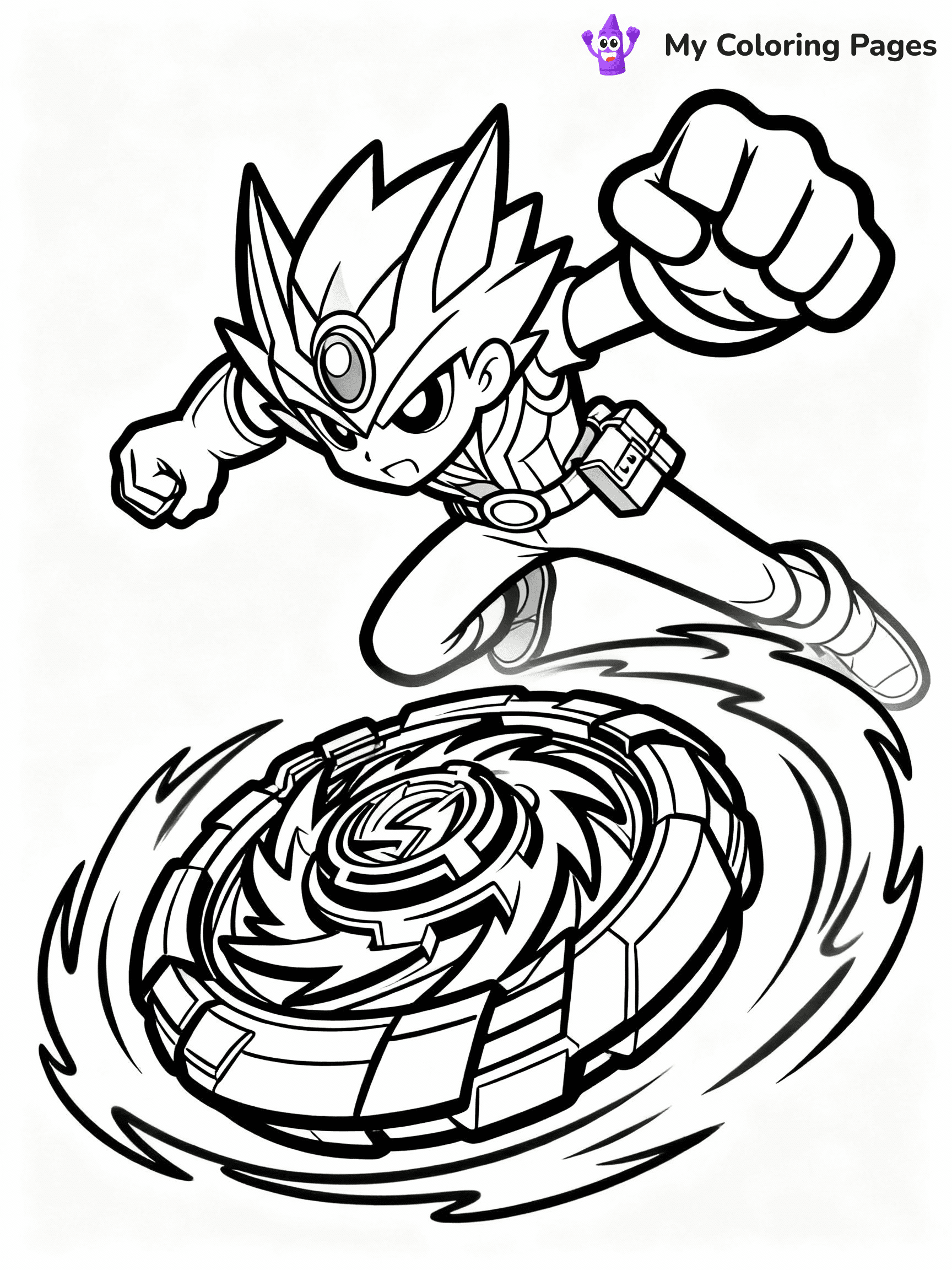 Beyblade Coloring Pages - 29