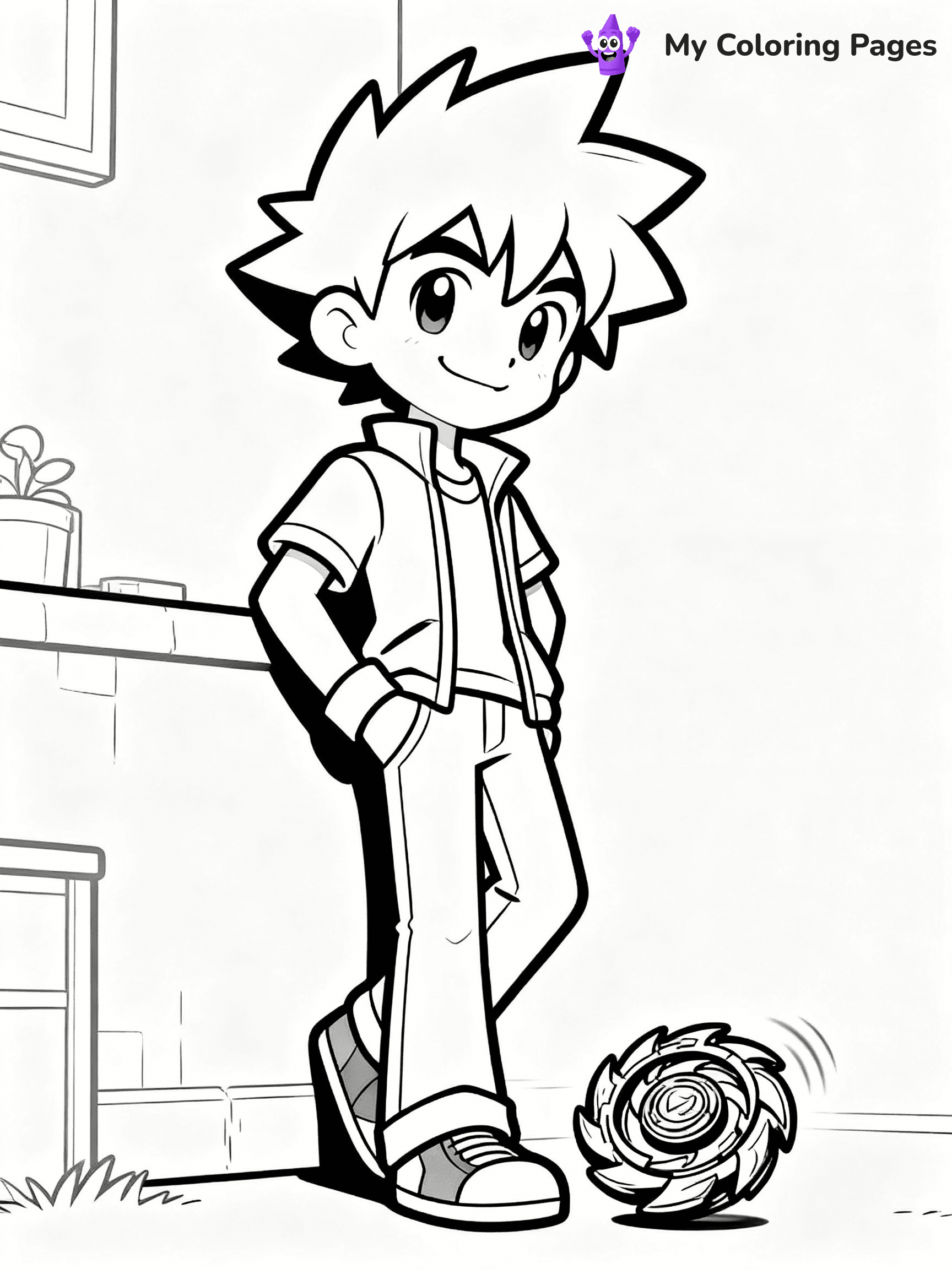 Beyblade Coloring Pages - 17