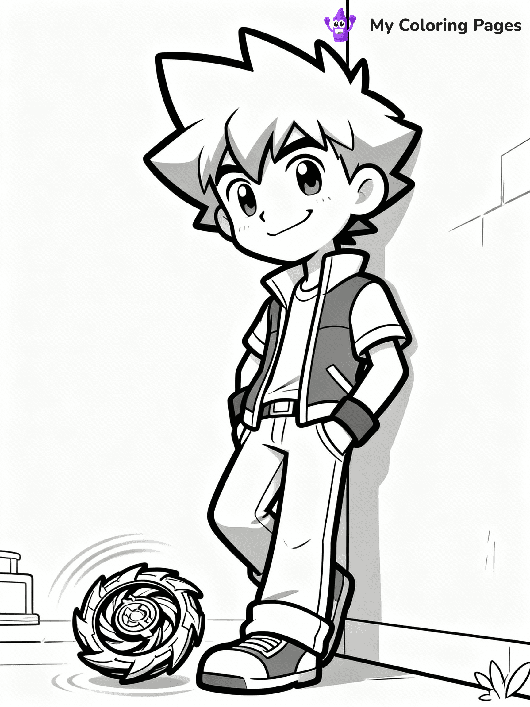 Beyblade Coloring Pages - 16