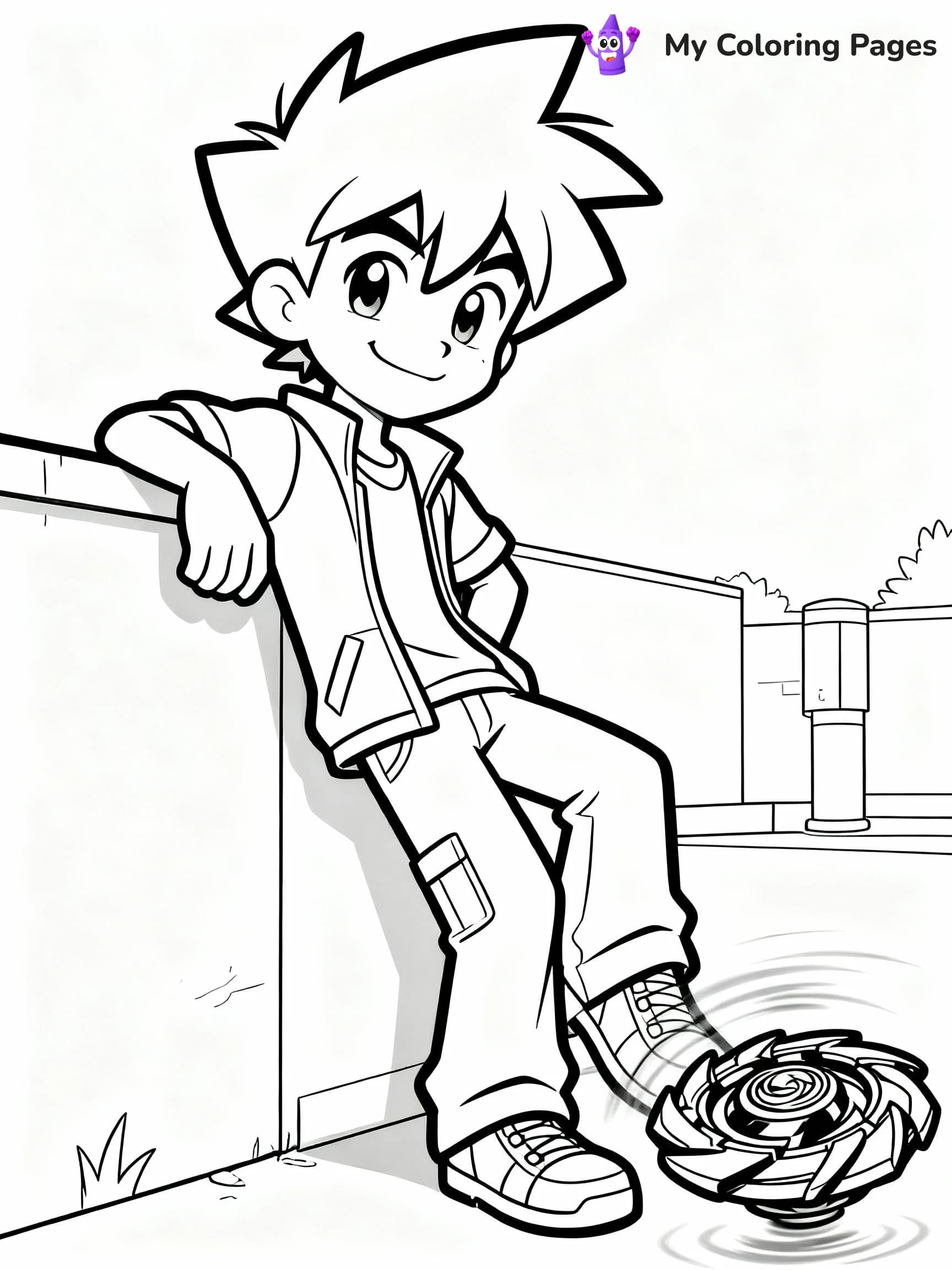 Beyblade Coloring Pages - 15
