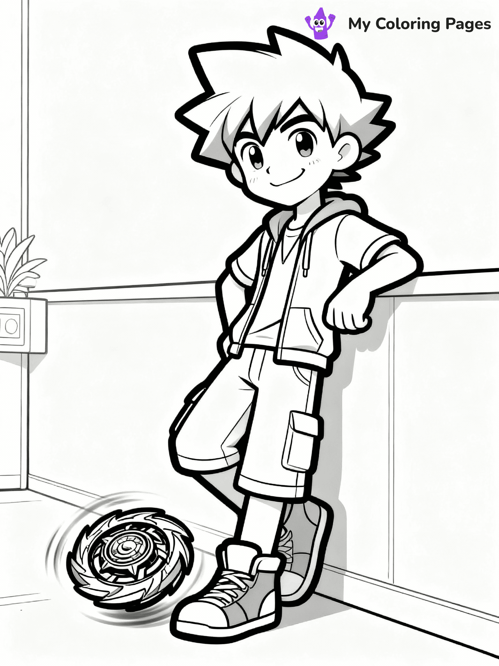 Beyblade Coloring Pages - 14