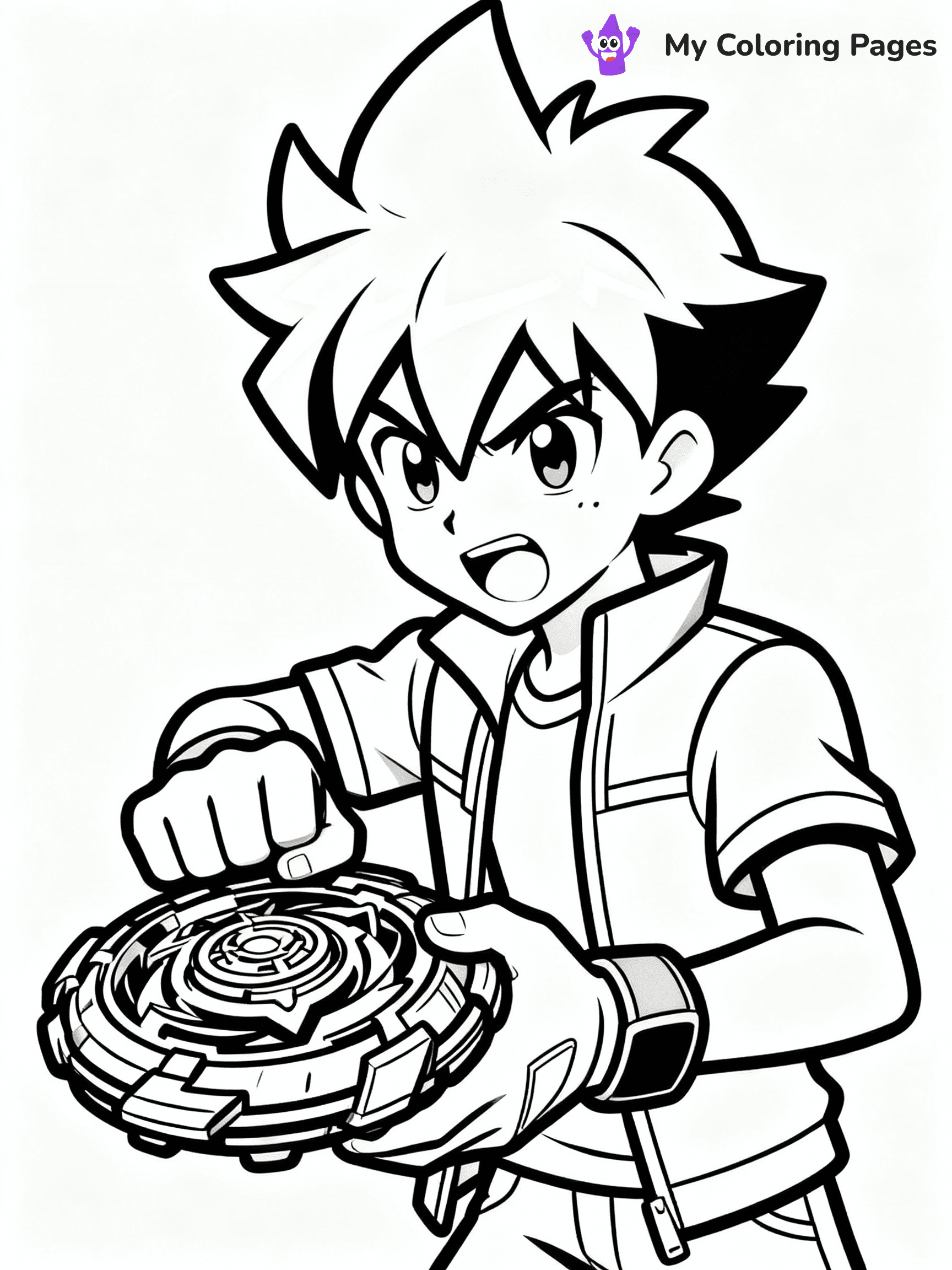 Beyblade Coloring Pages - 12