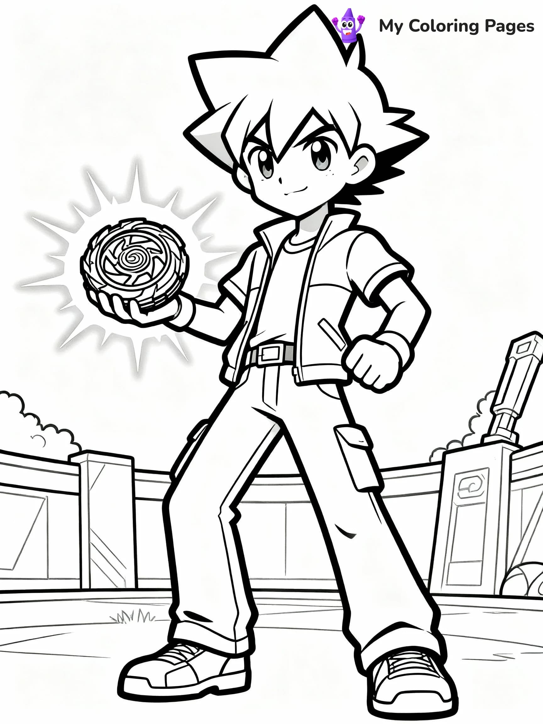 Beyblade Coloring Pages - 6