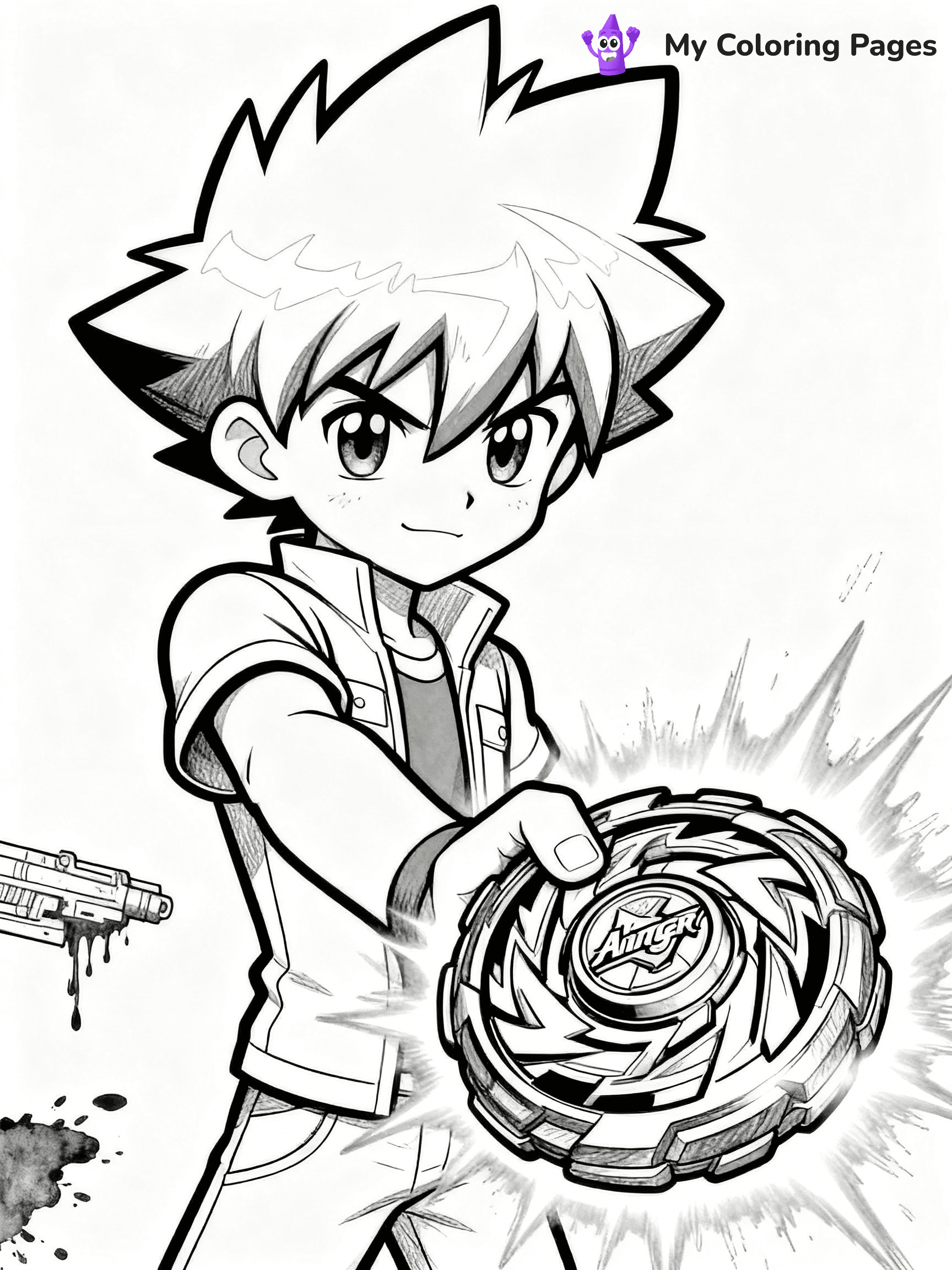 Beyblade Coloring Pages - 4