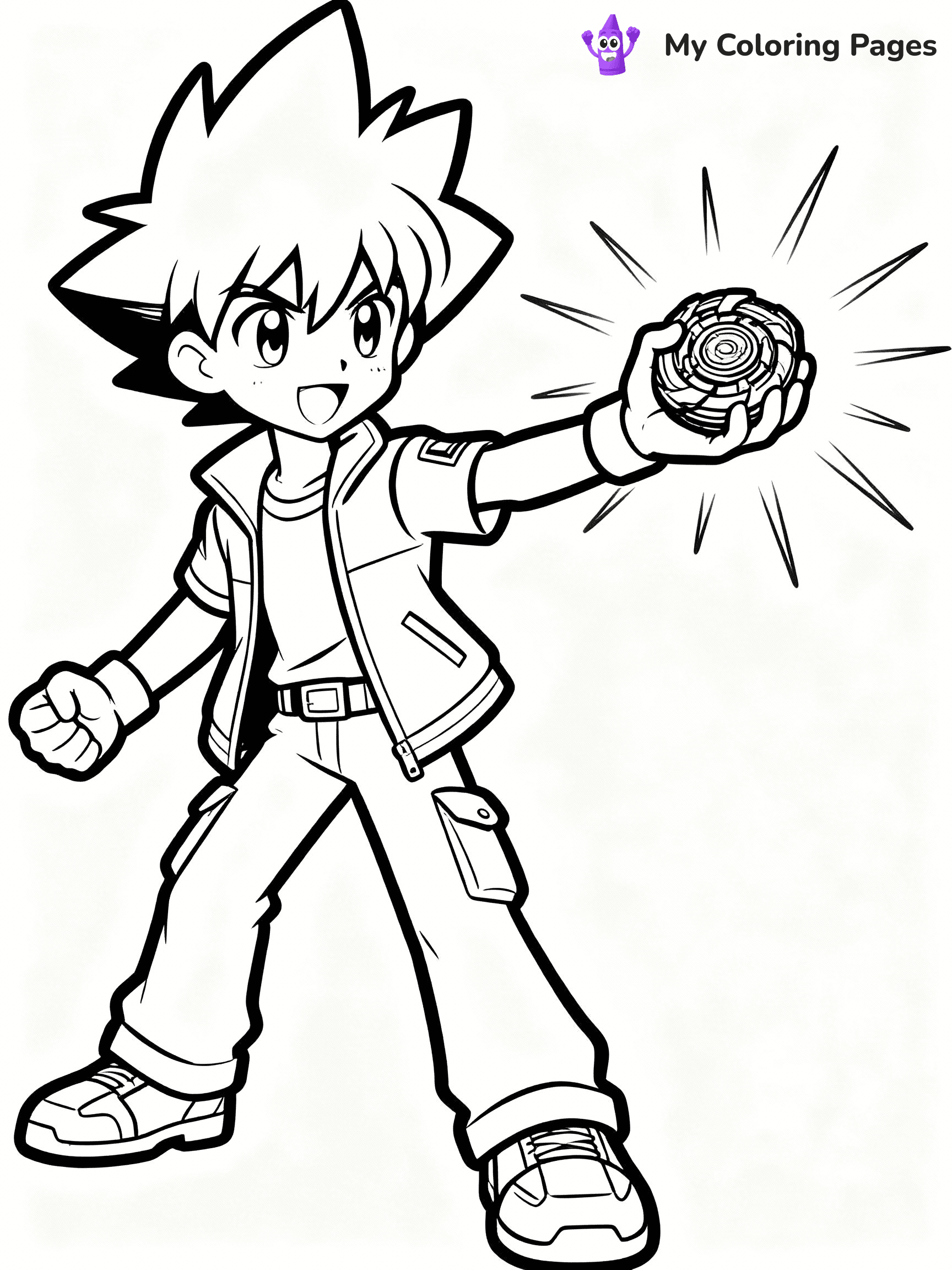 Beyblade Coloring Pages - 2