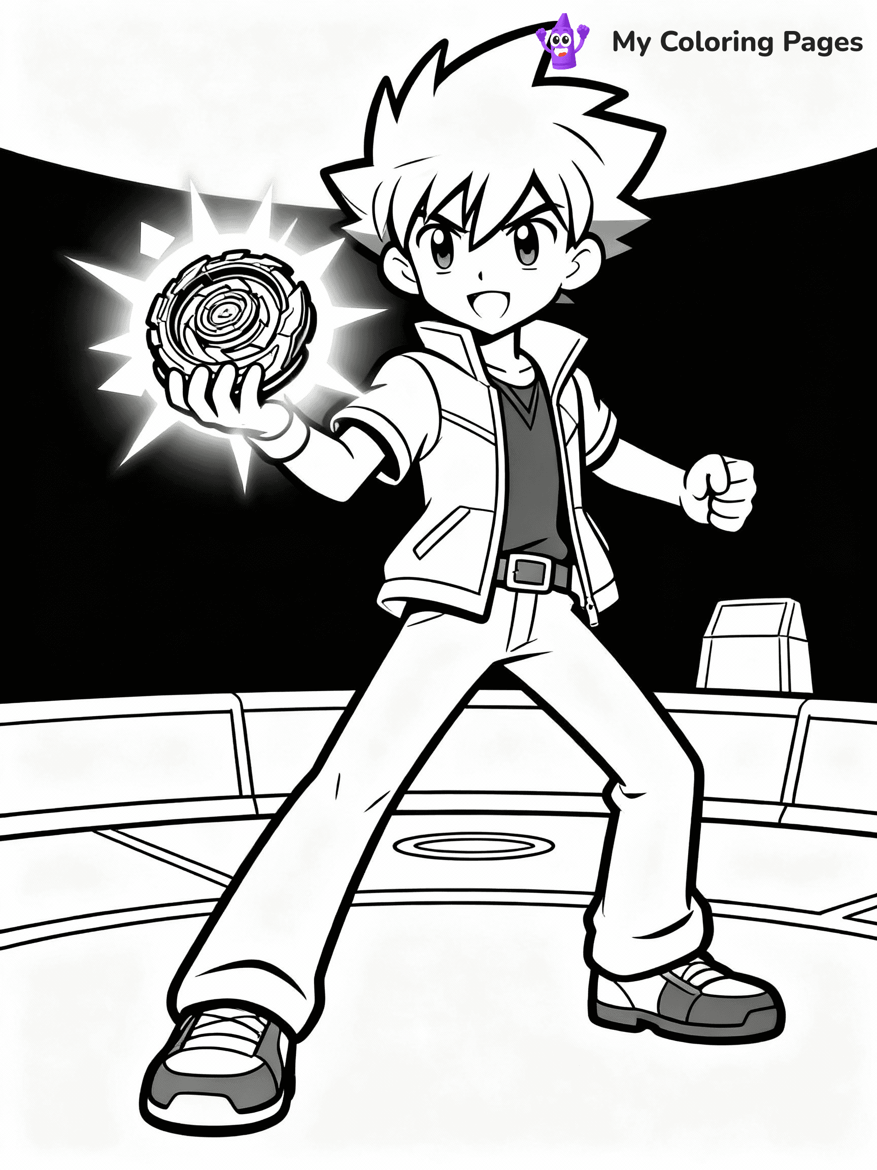 Beyblade Coloring Pages - 1
