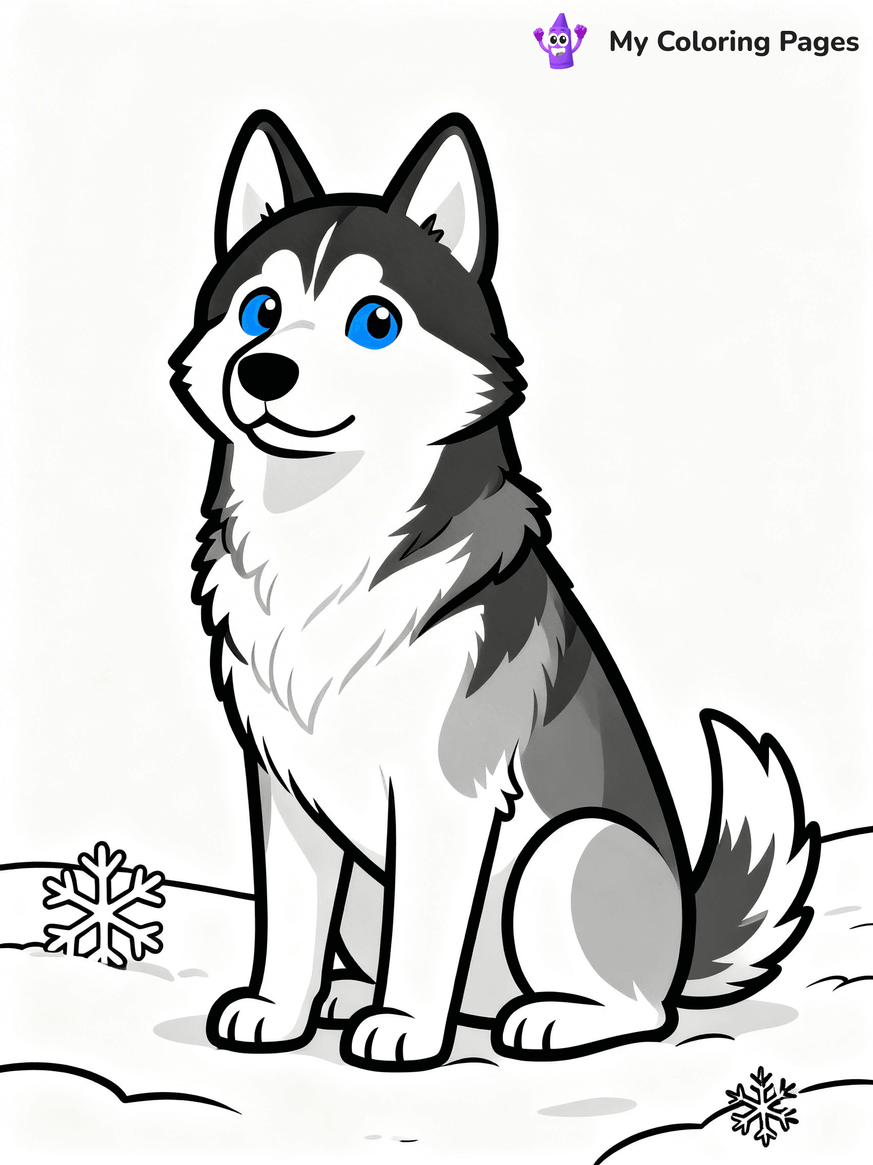 Realistic Dog Coloring Pages - 8