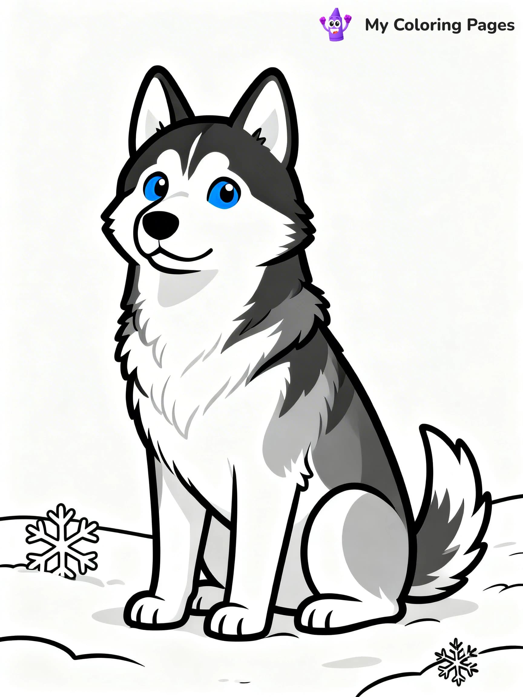 Realistic Dog Coloring Pages - 8