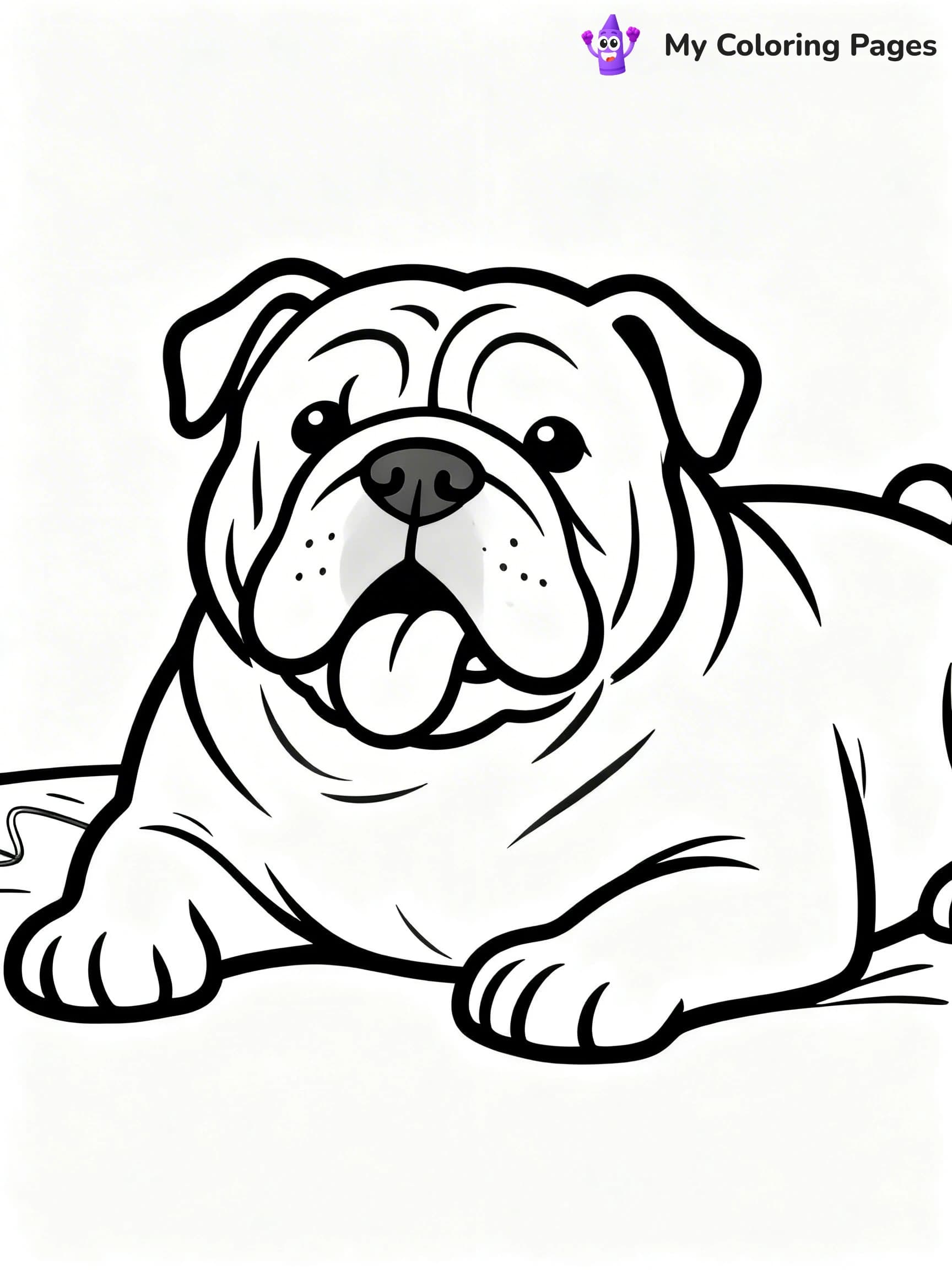 Realistic Dog Coloring Pages - 7