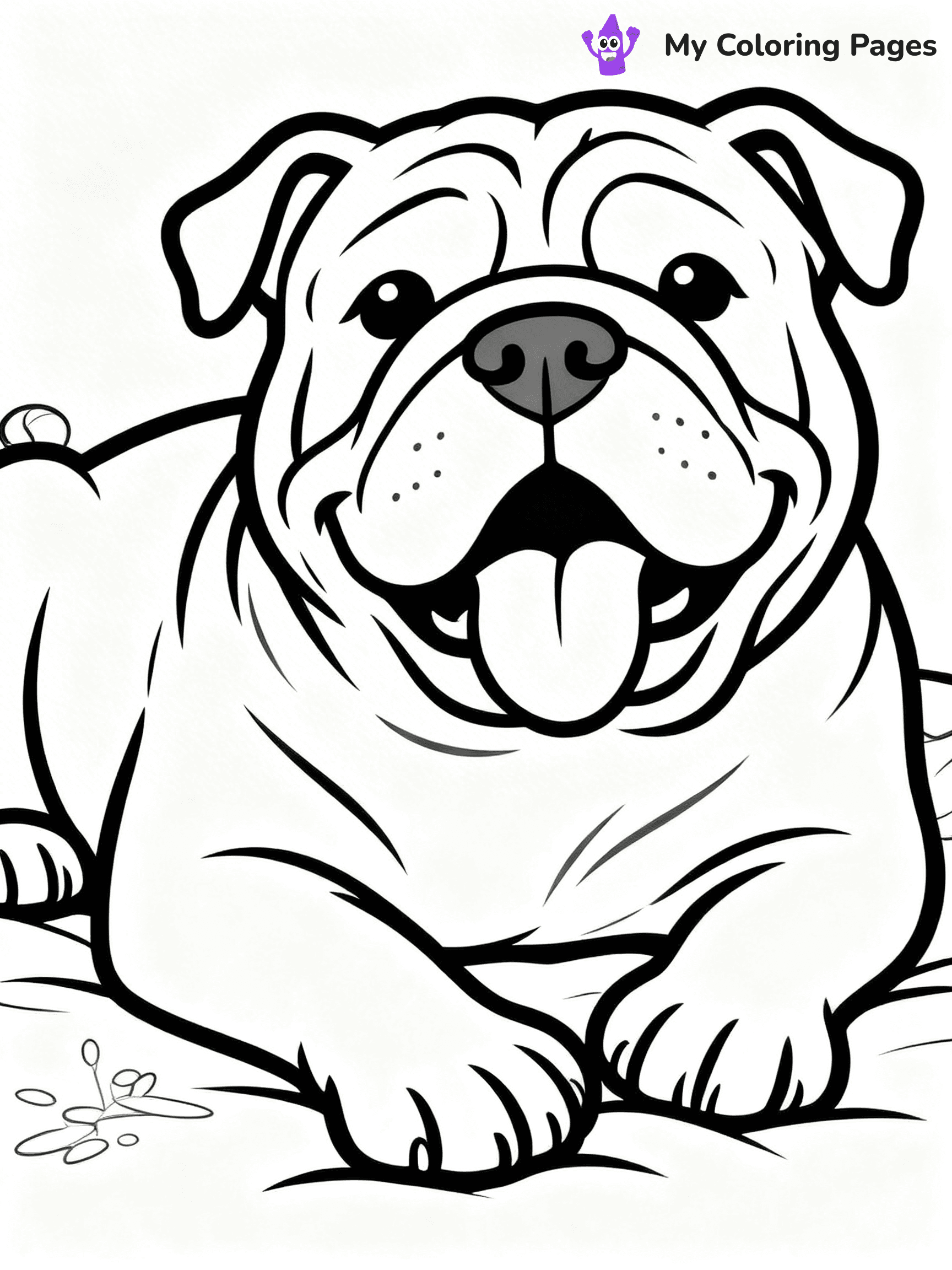 Realistic Dog Coloring Pages - 6
