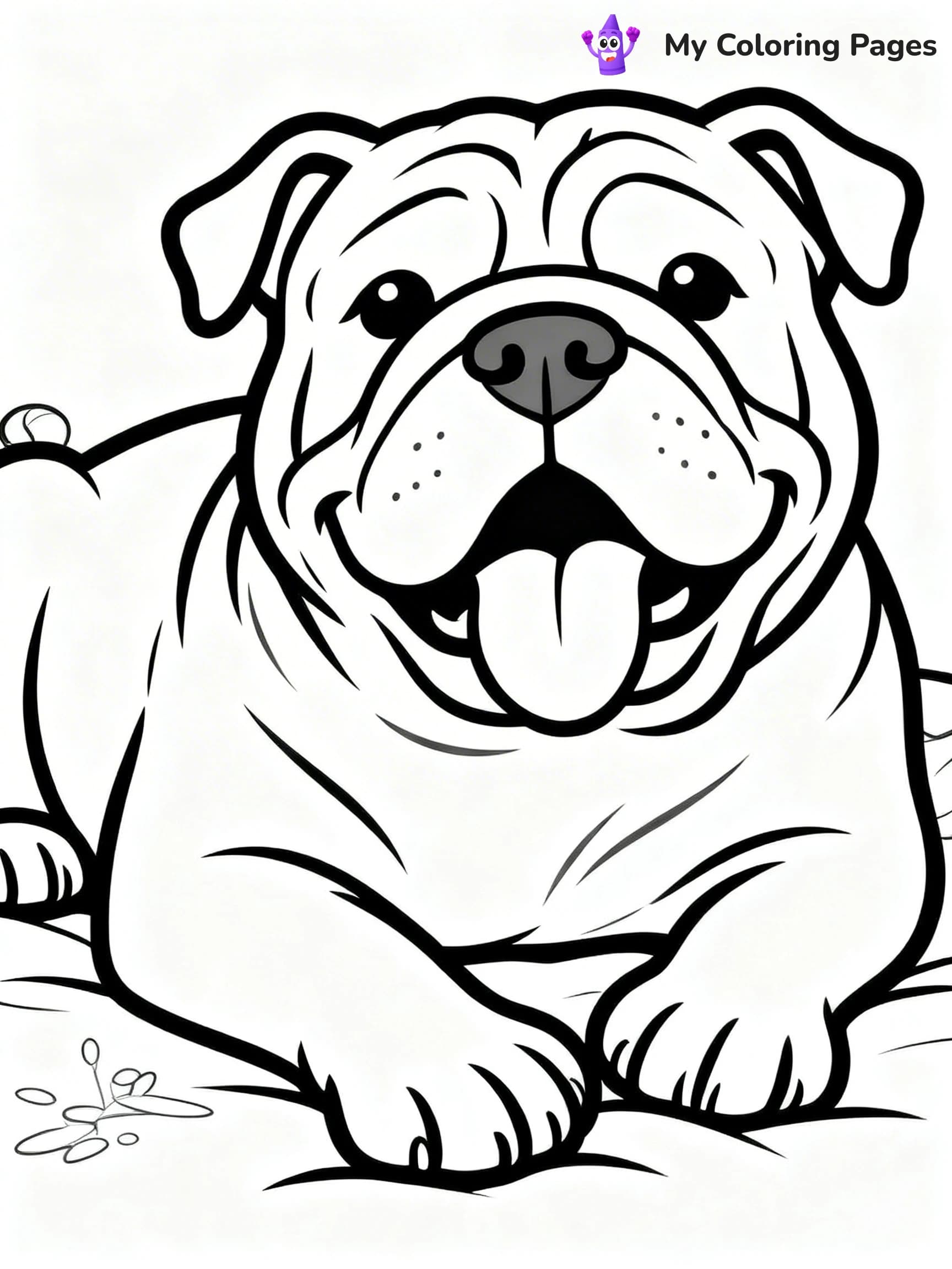 Realistic Dog Coloring Pages - 6