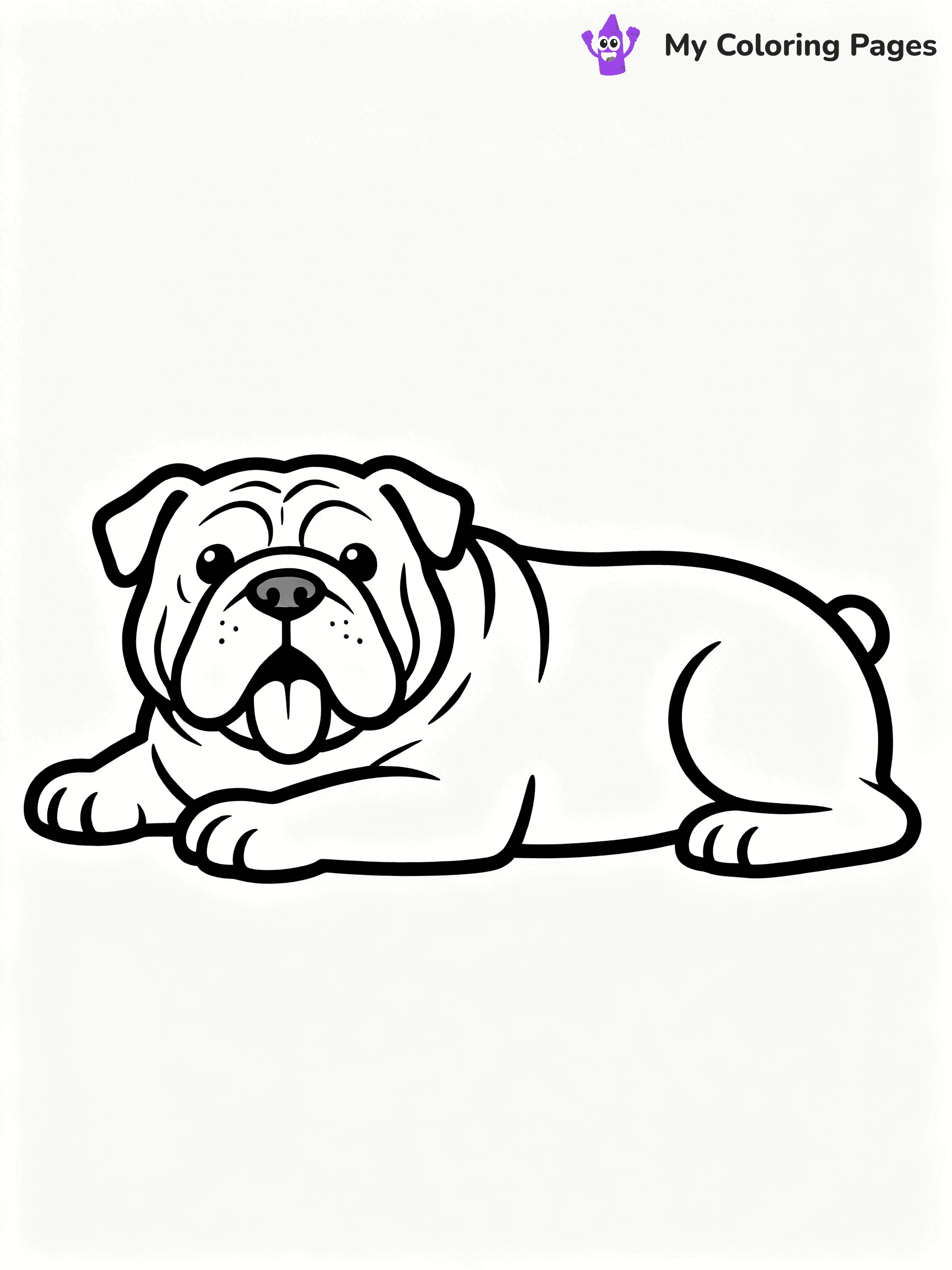 Realistic Dog Coloring Pages - 5