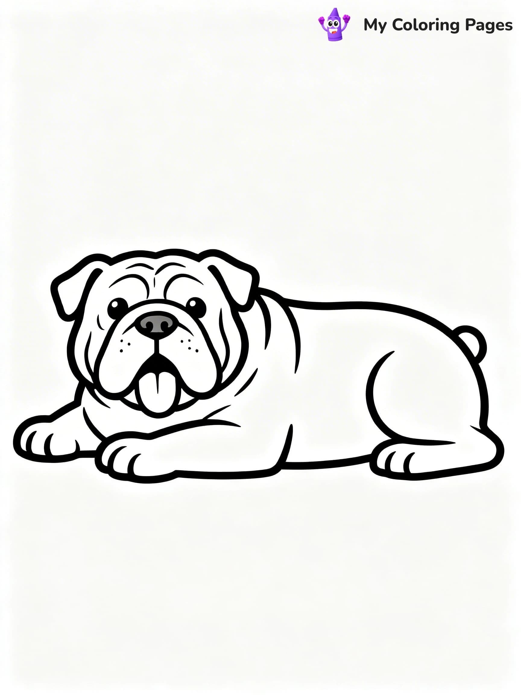 Realistic Dog Coloring Pages - 5