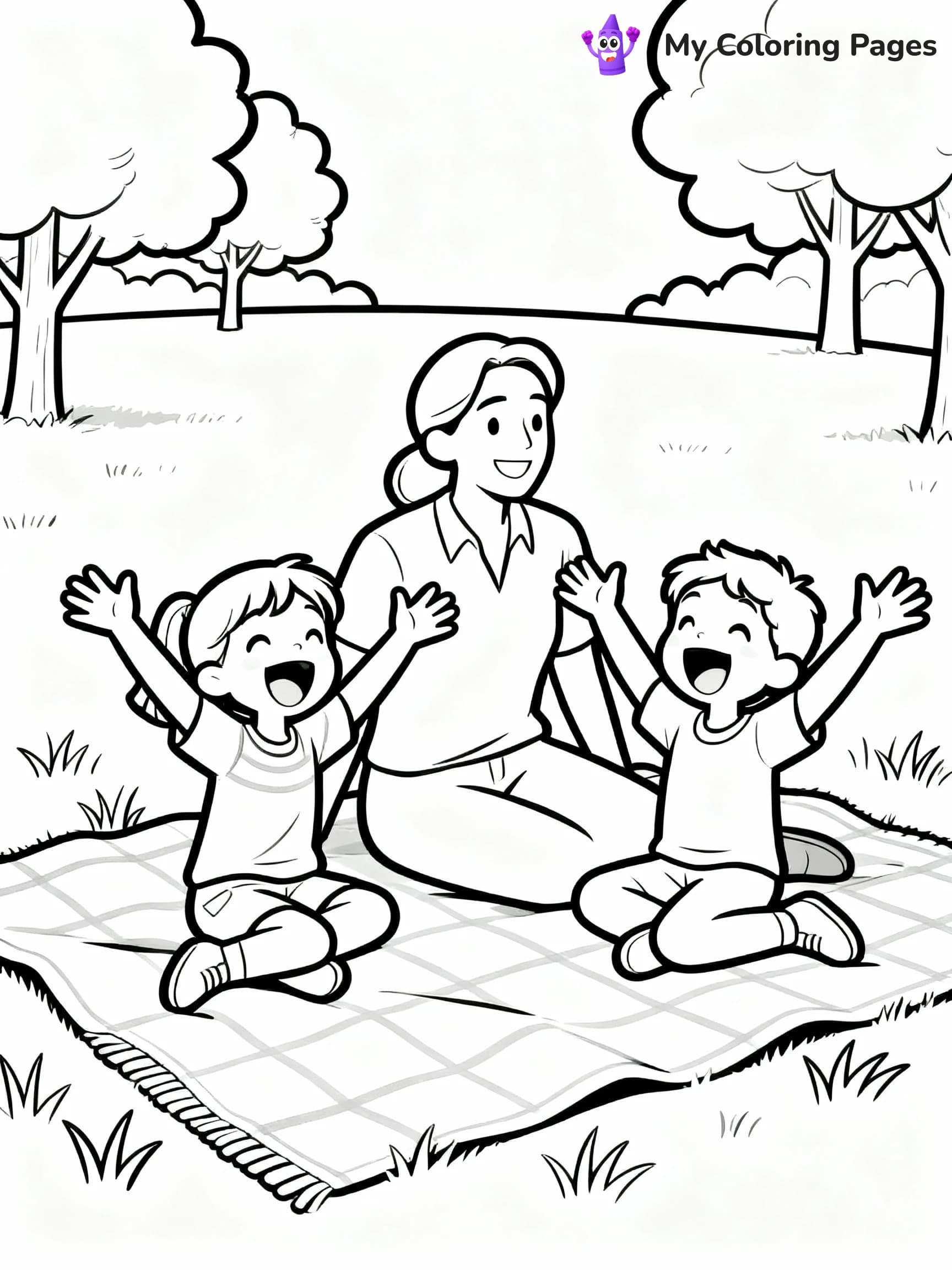Family Coloring Pages - 20
