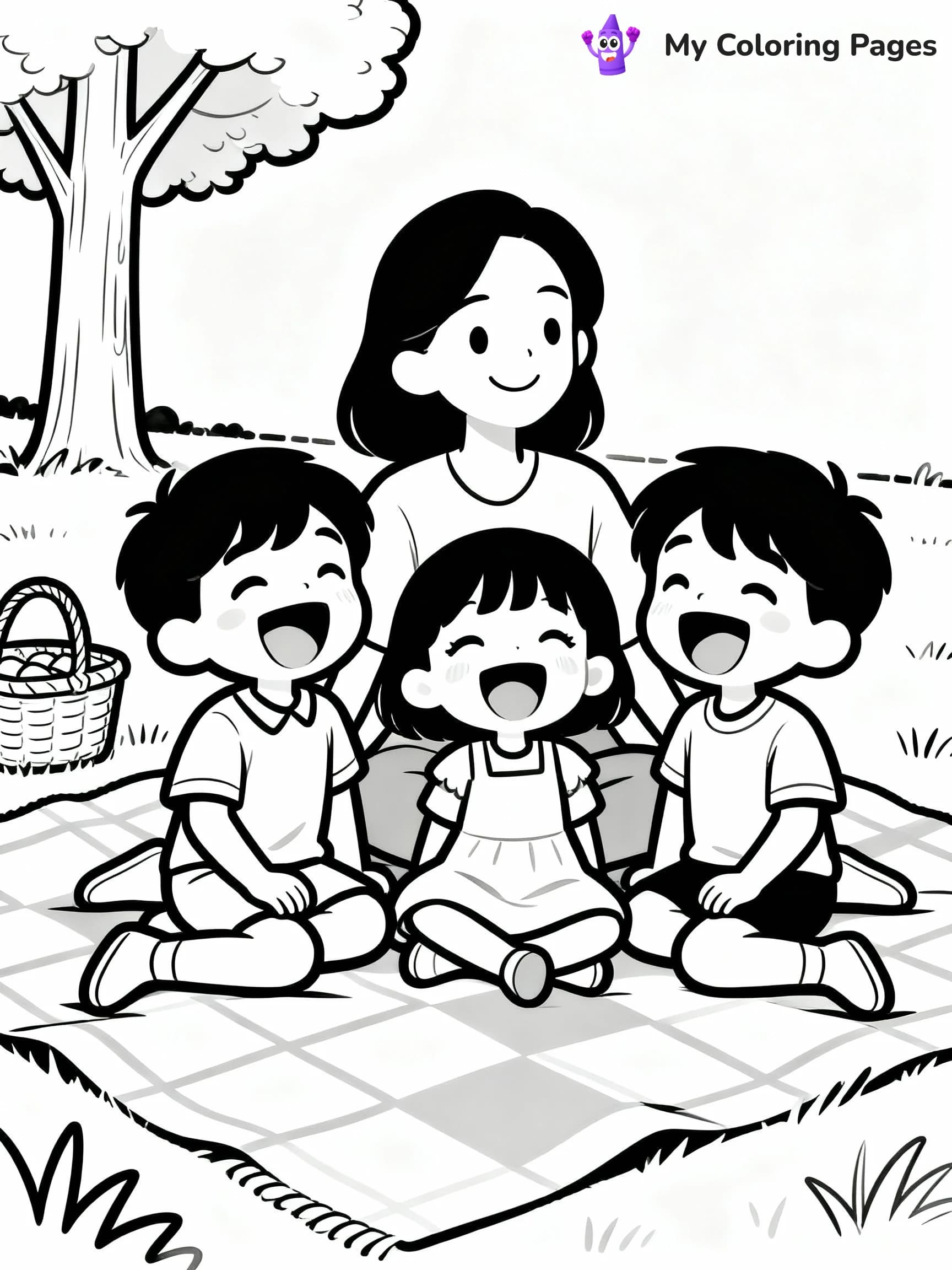 Family Coloring Pages - 18