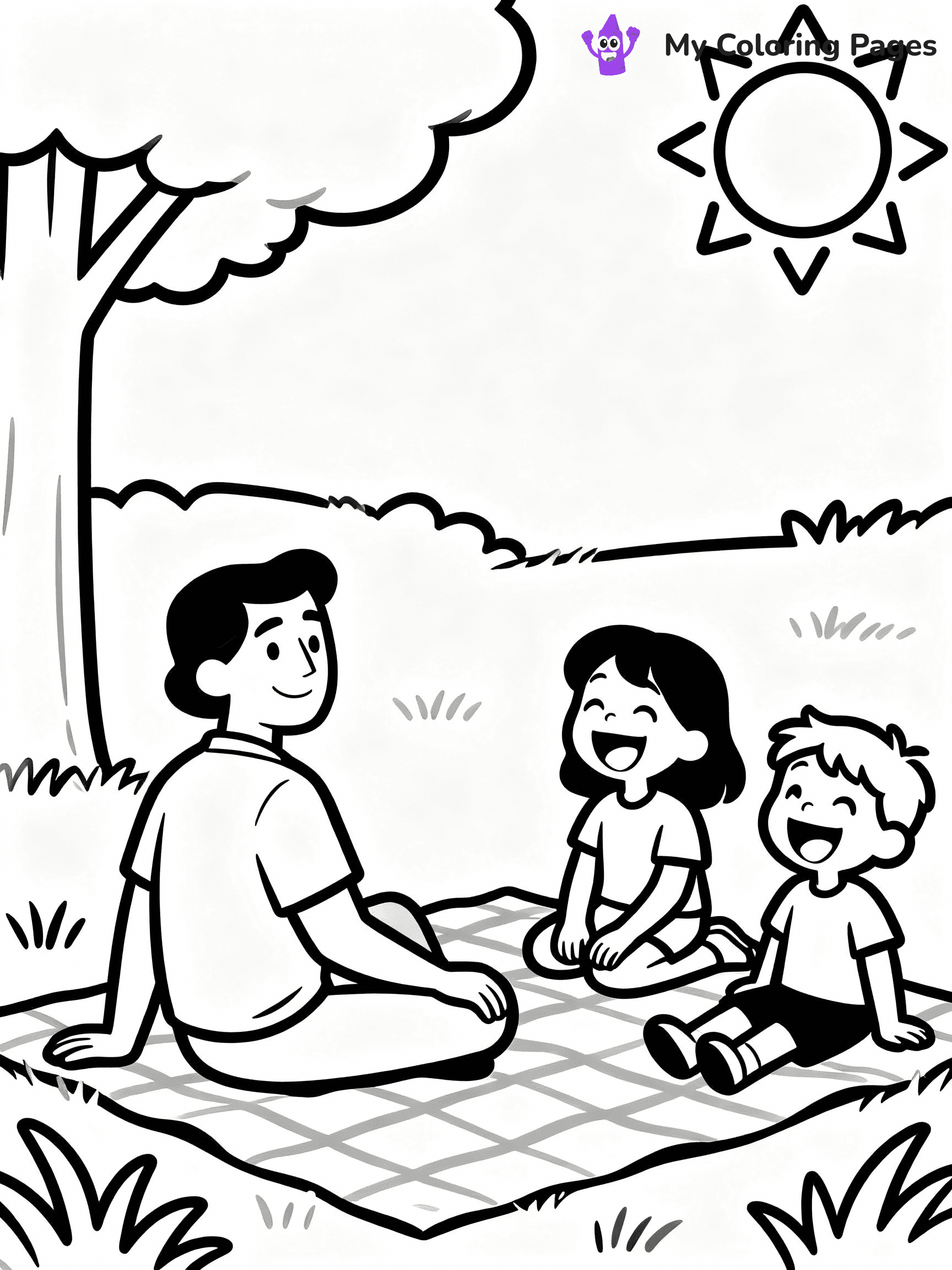 Family Coloring Pages - 16