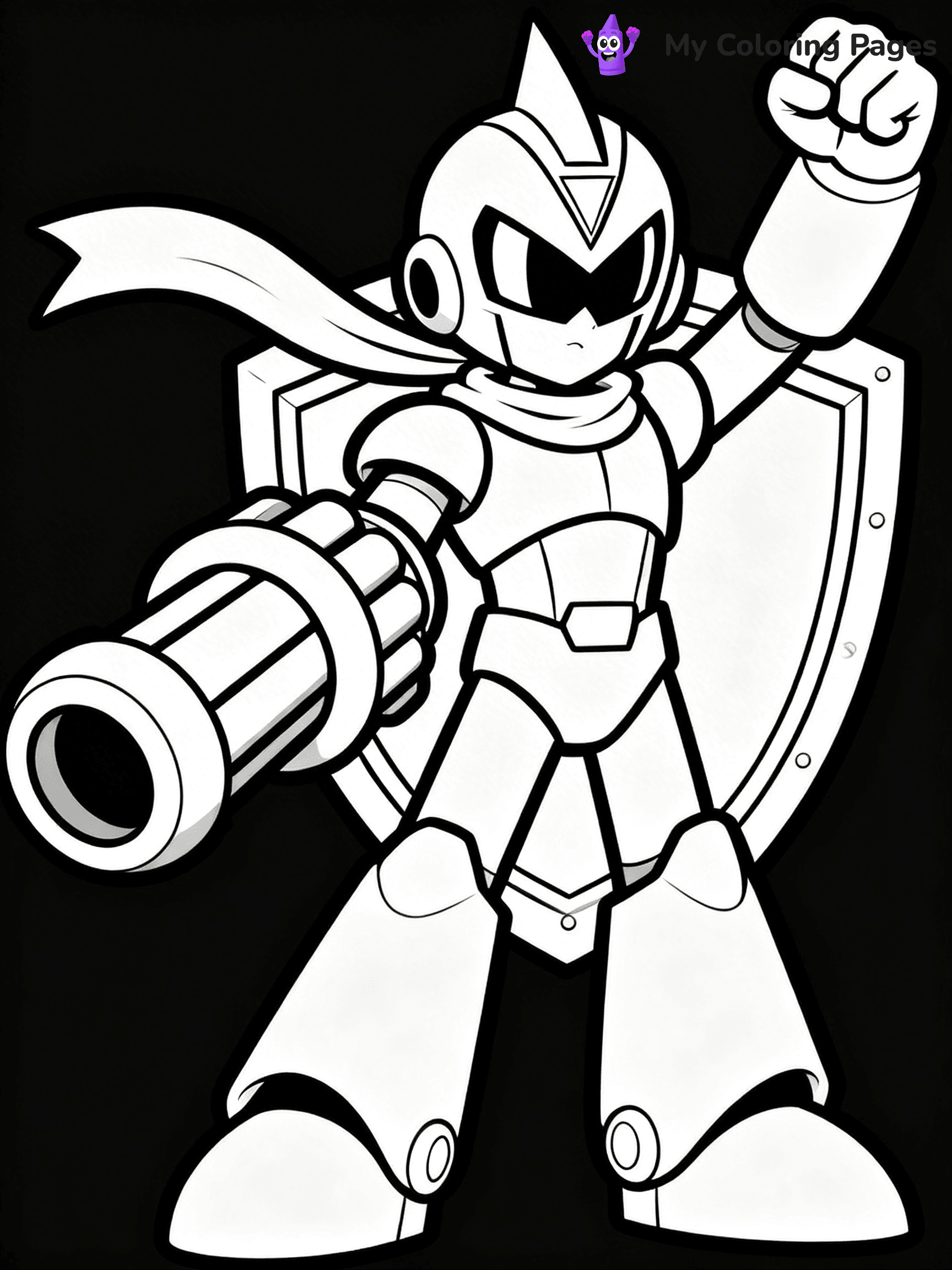 Megaman Coloring Pages - 19