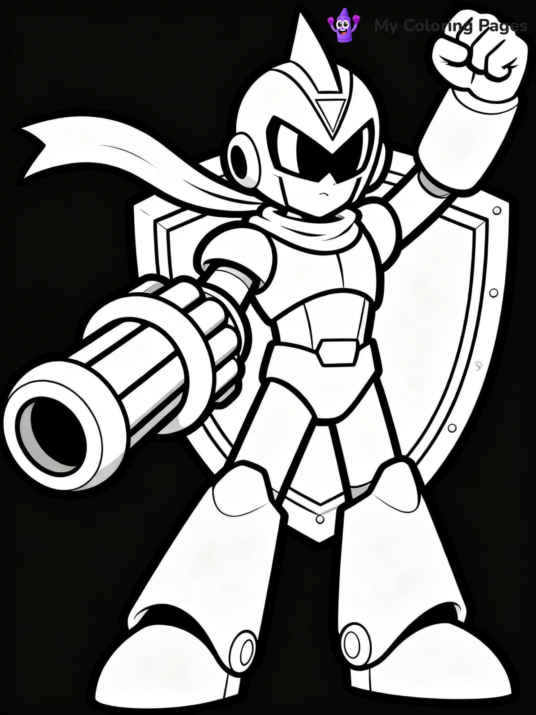 Megaman Coloring Pages - 19
