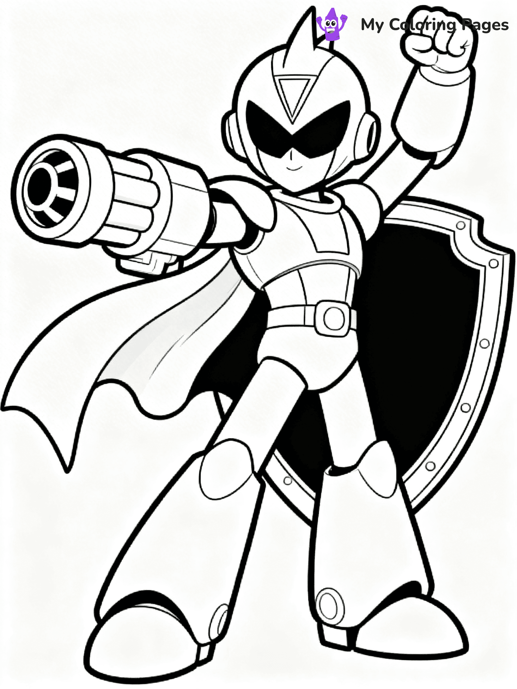 Megaman Coloring Pages - 18