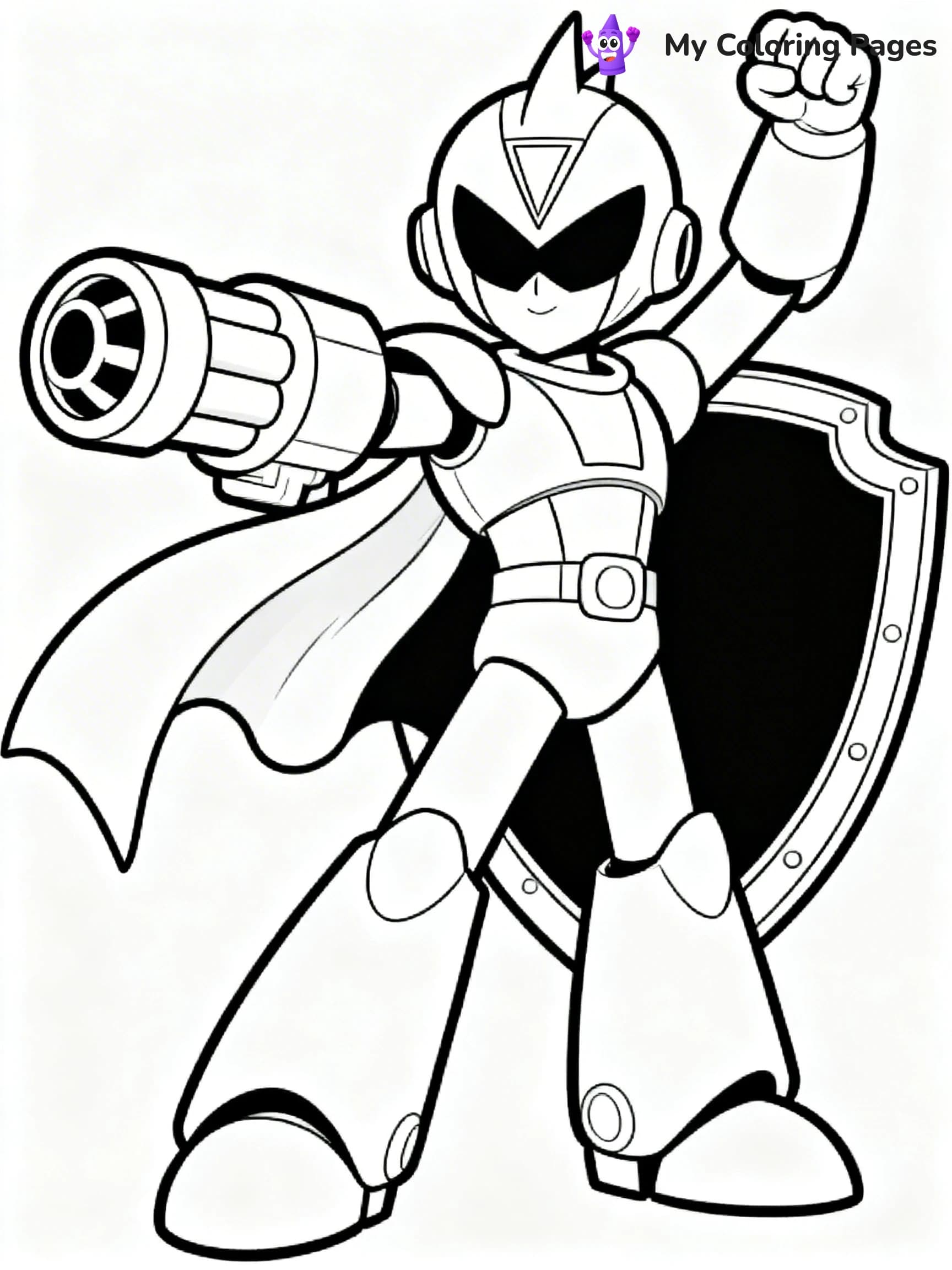 Megaman Coloring Pages - 18