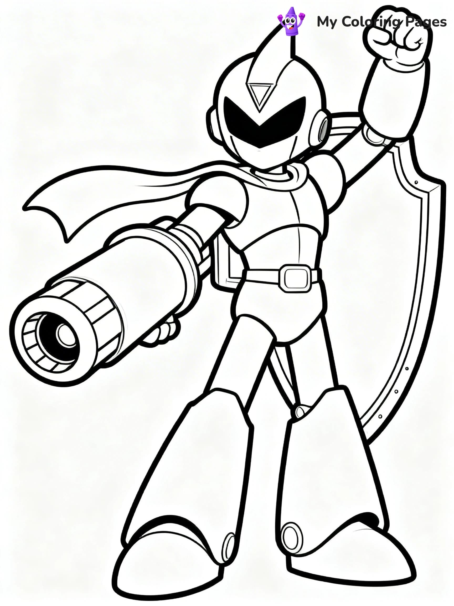 Megaman Coloring Pages - 17