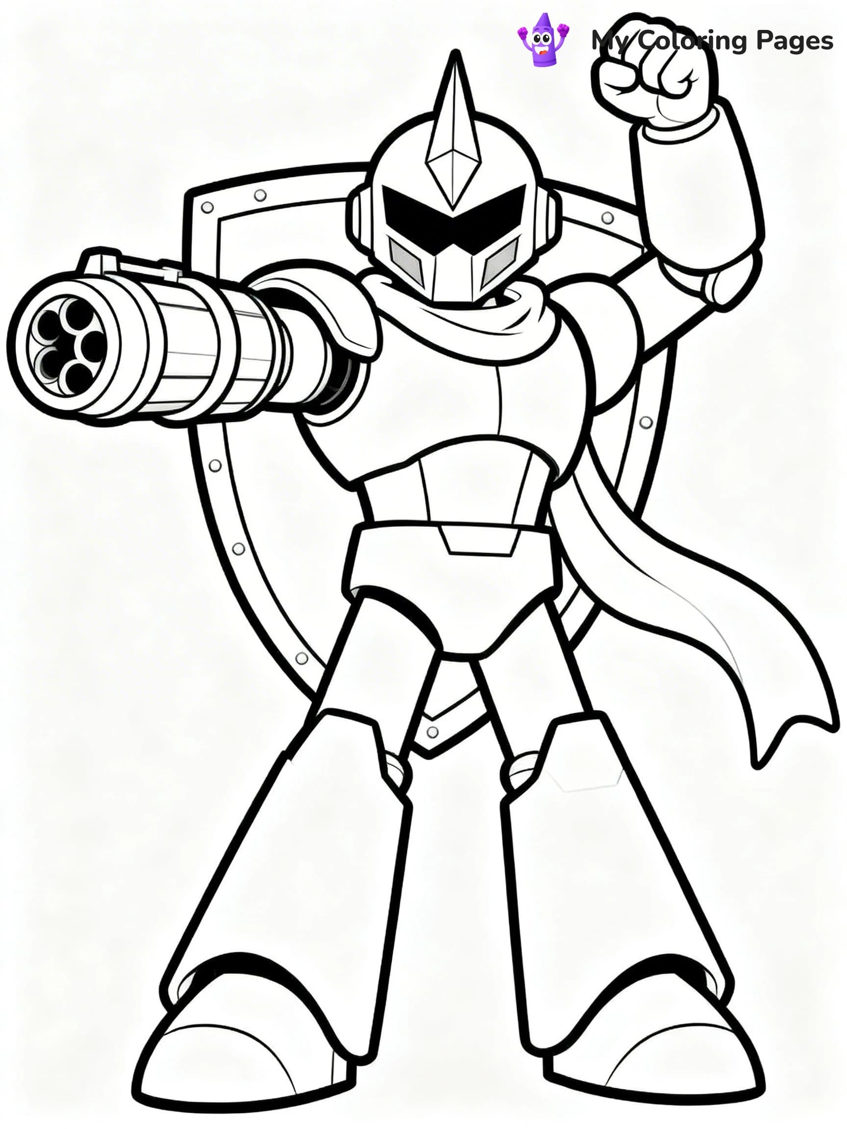 Megaman Coloring Pages - 16