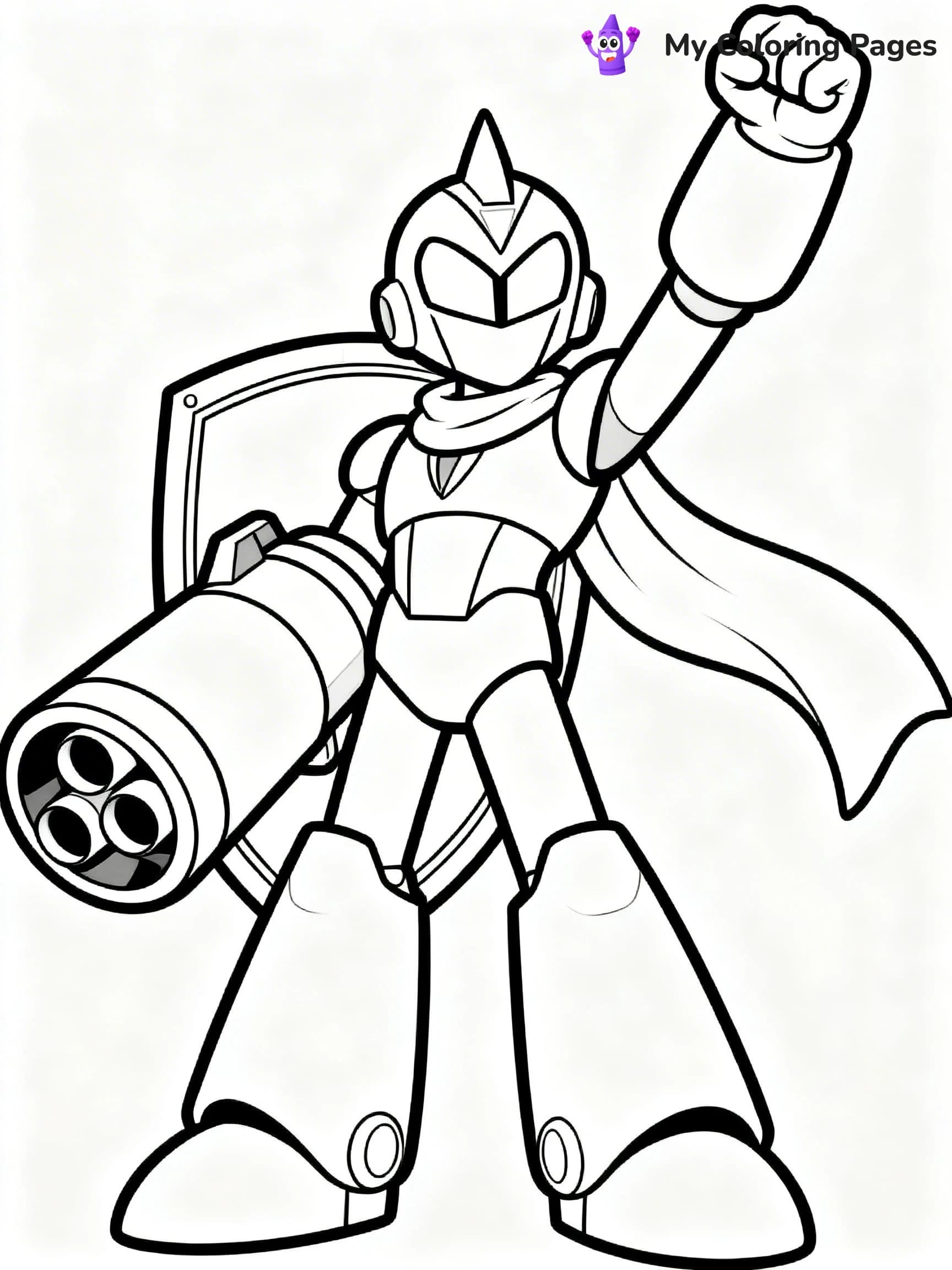 Megaman Coloring Pages - 15