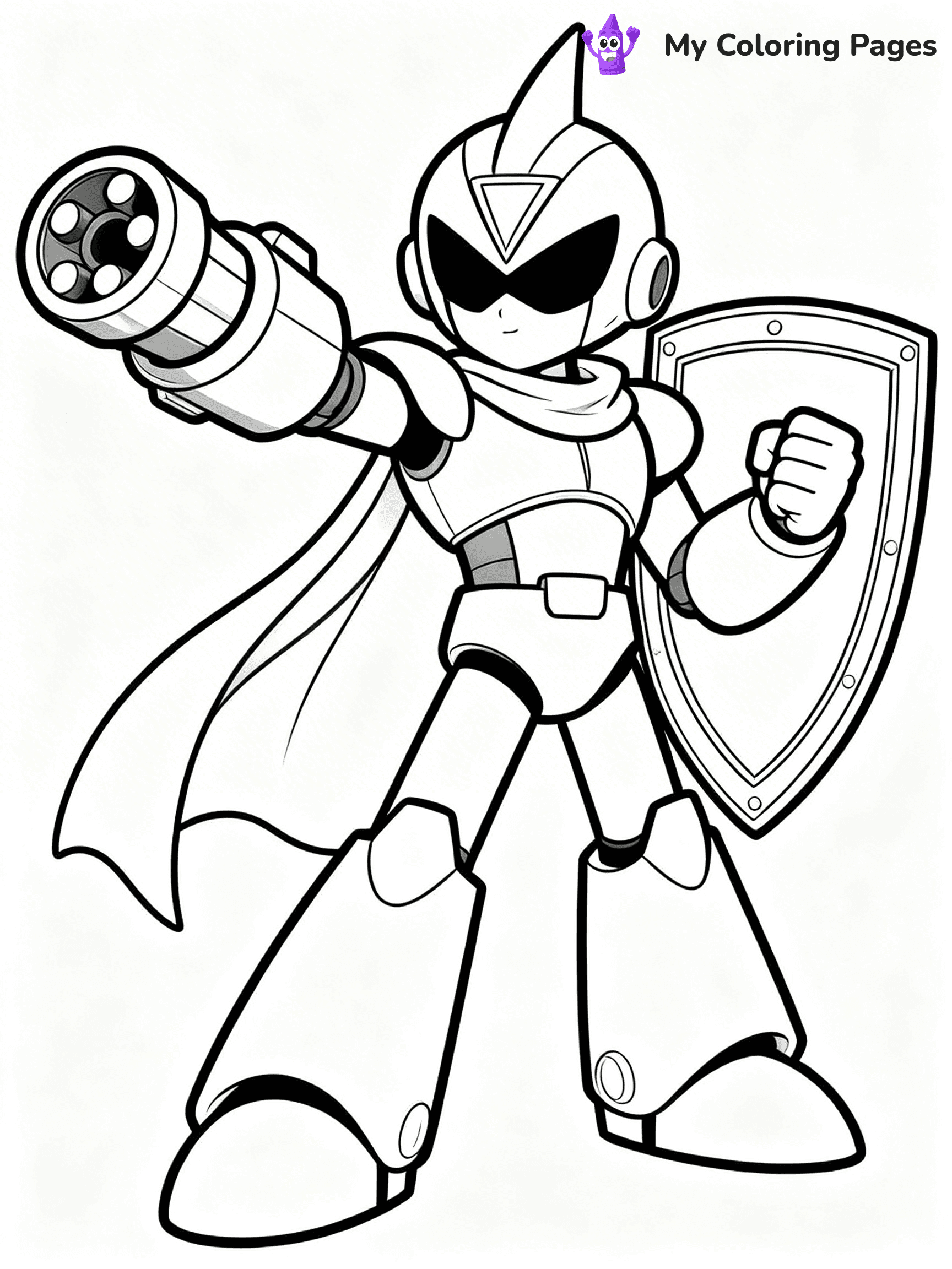 Megaman Coloring Pages - 14
