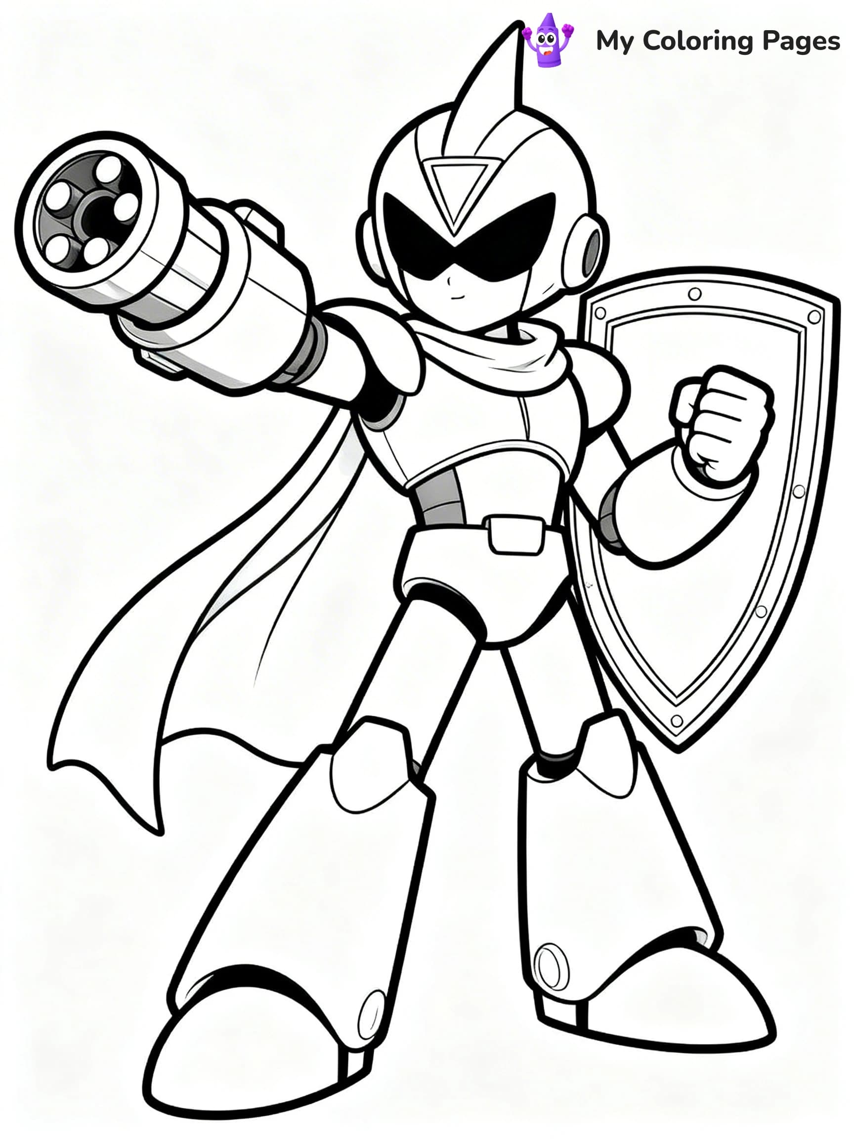 Megaman Coloring Pages - 14