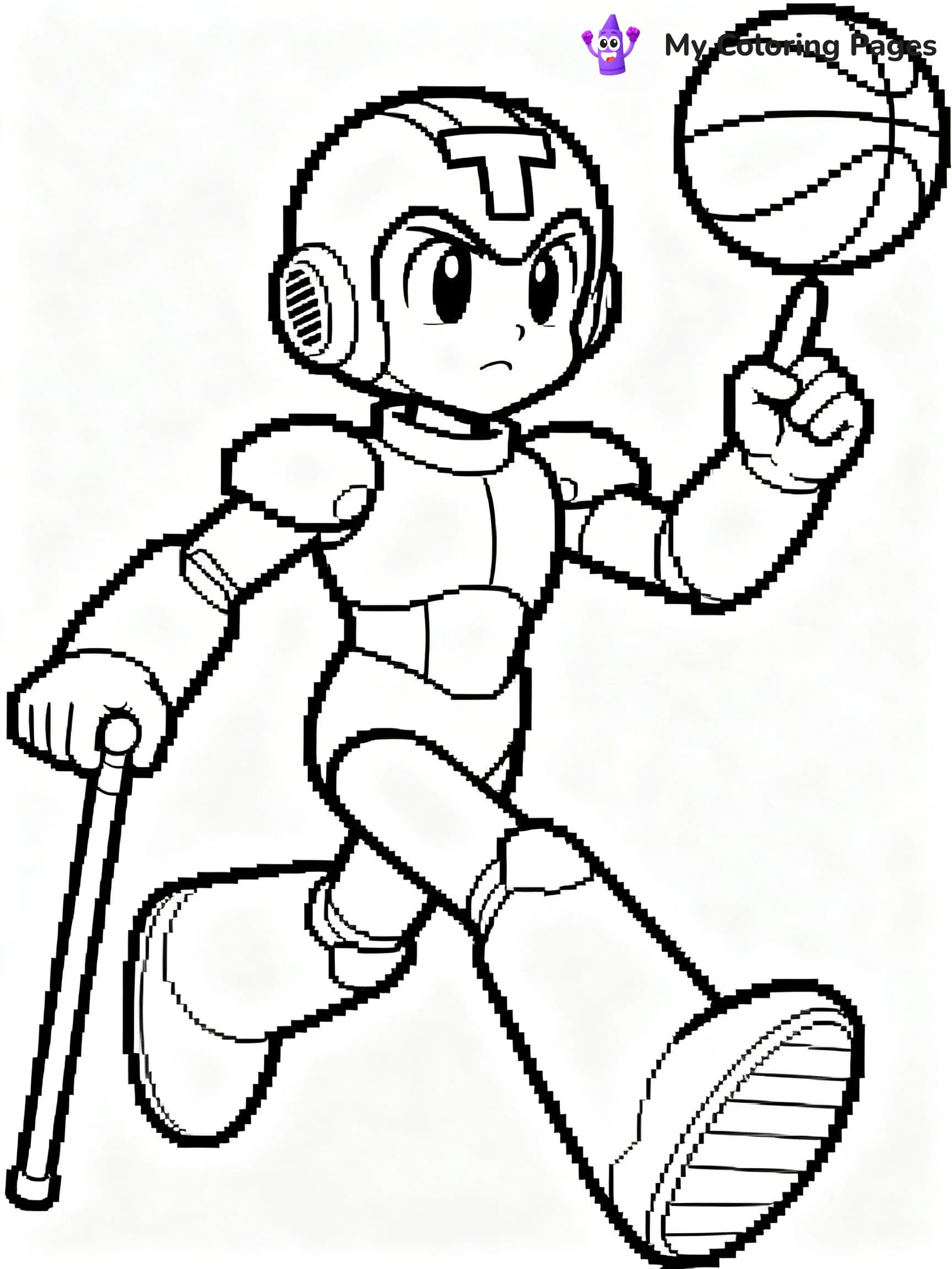 Megaman Coloring Pages - 12