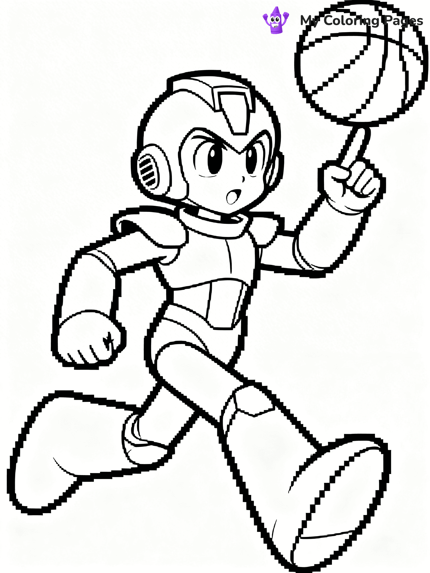 Megaman Coloring Pages - 9