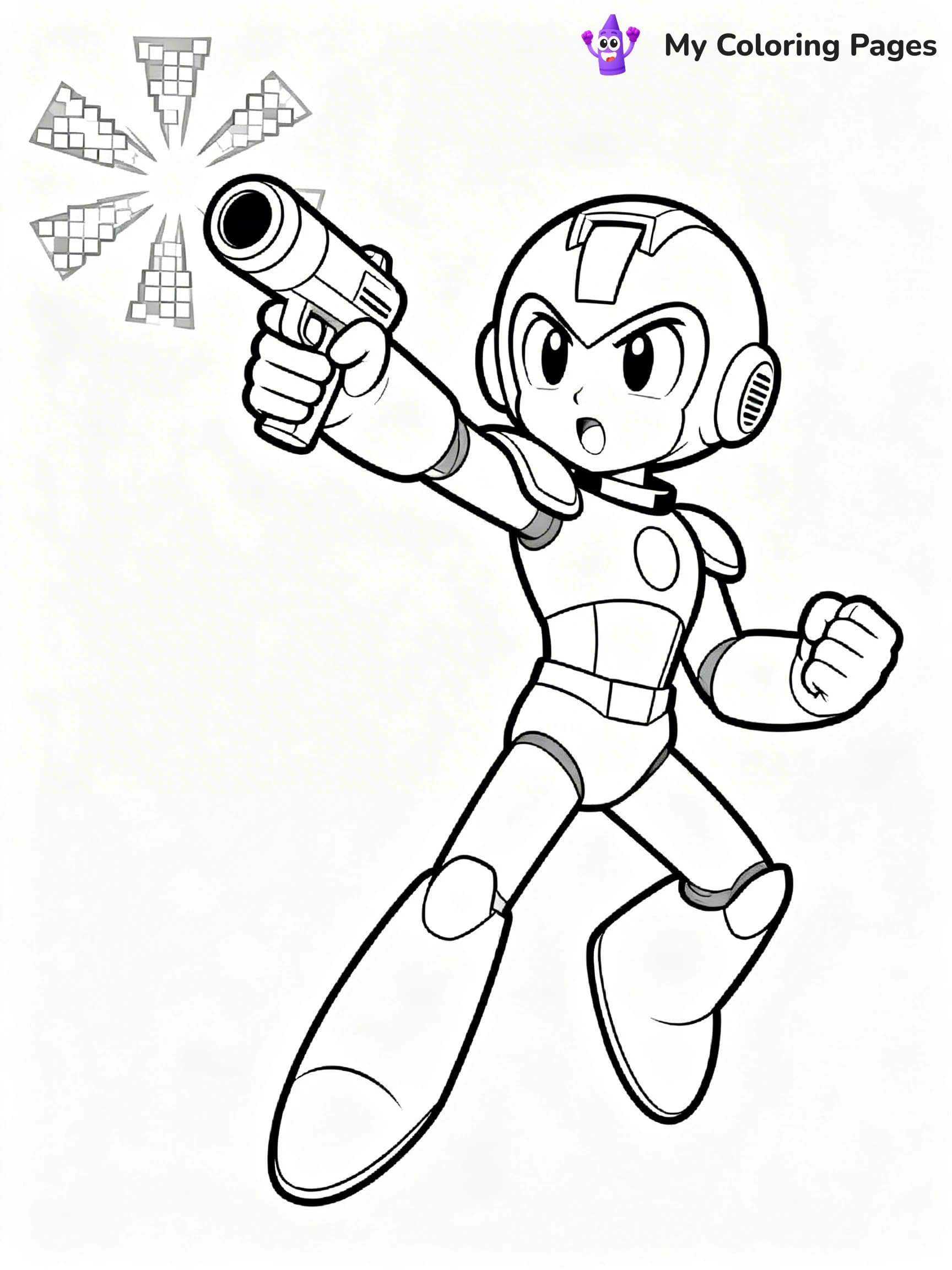 Megaman Coloring Pages - 7
