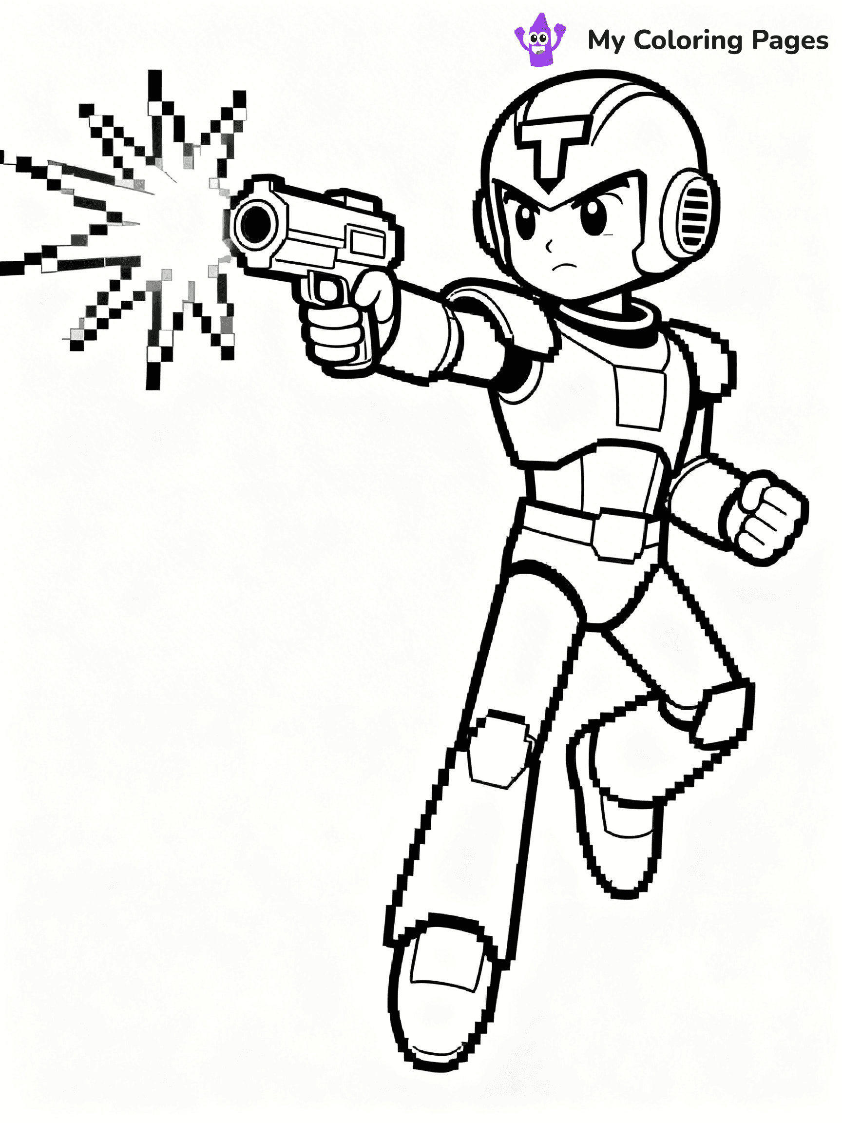 Megaman Coloring Pages - 4