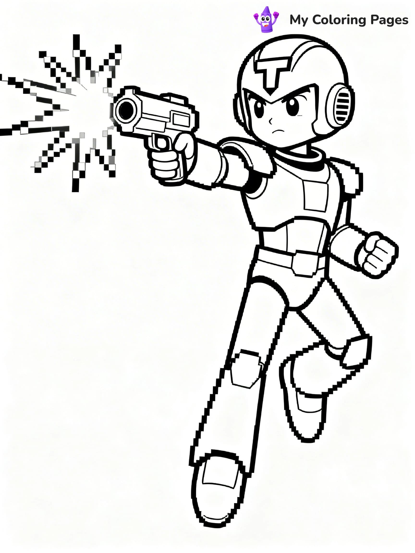 Megaman Coloring Pages - 4