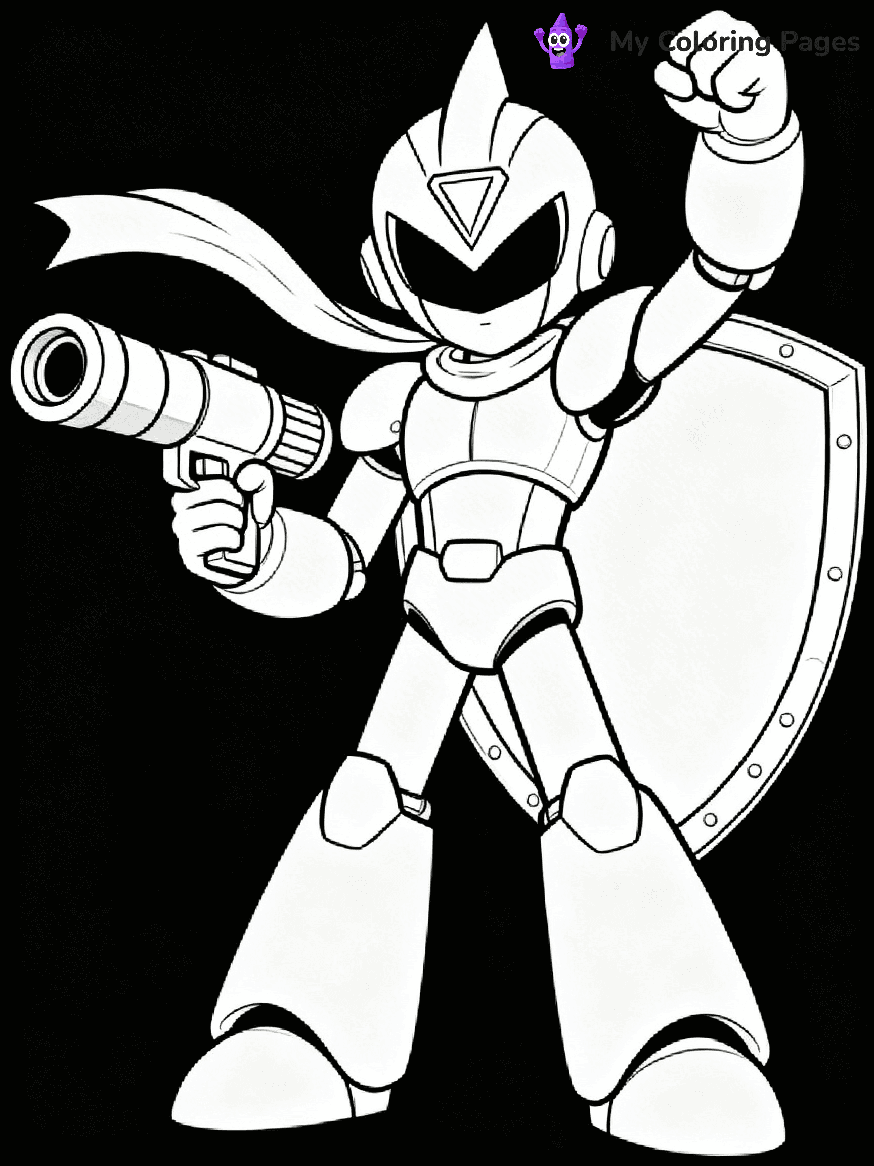 Megaman Coloring Pages - 1
