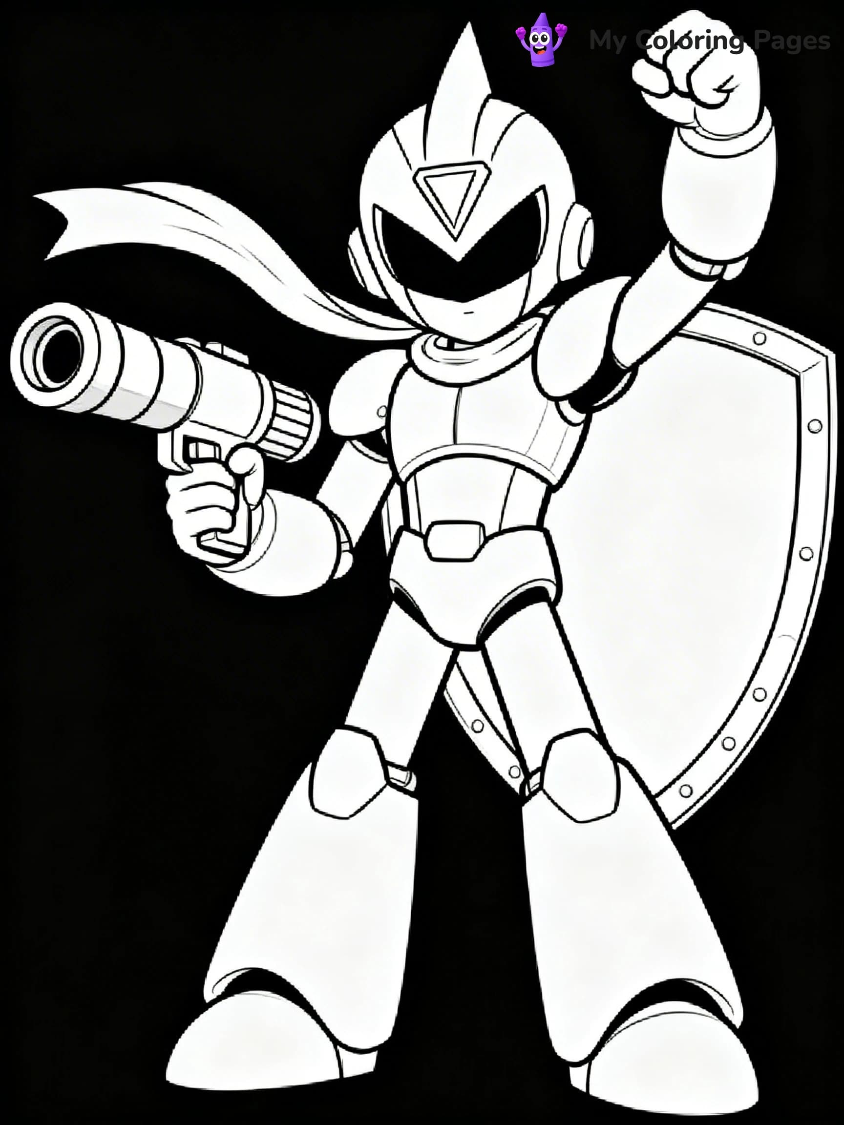 Megaman Coloring Pages - 1