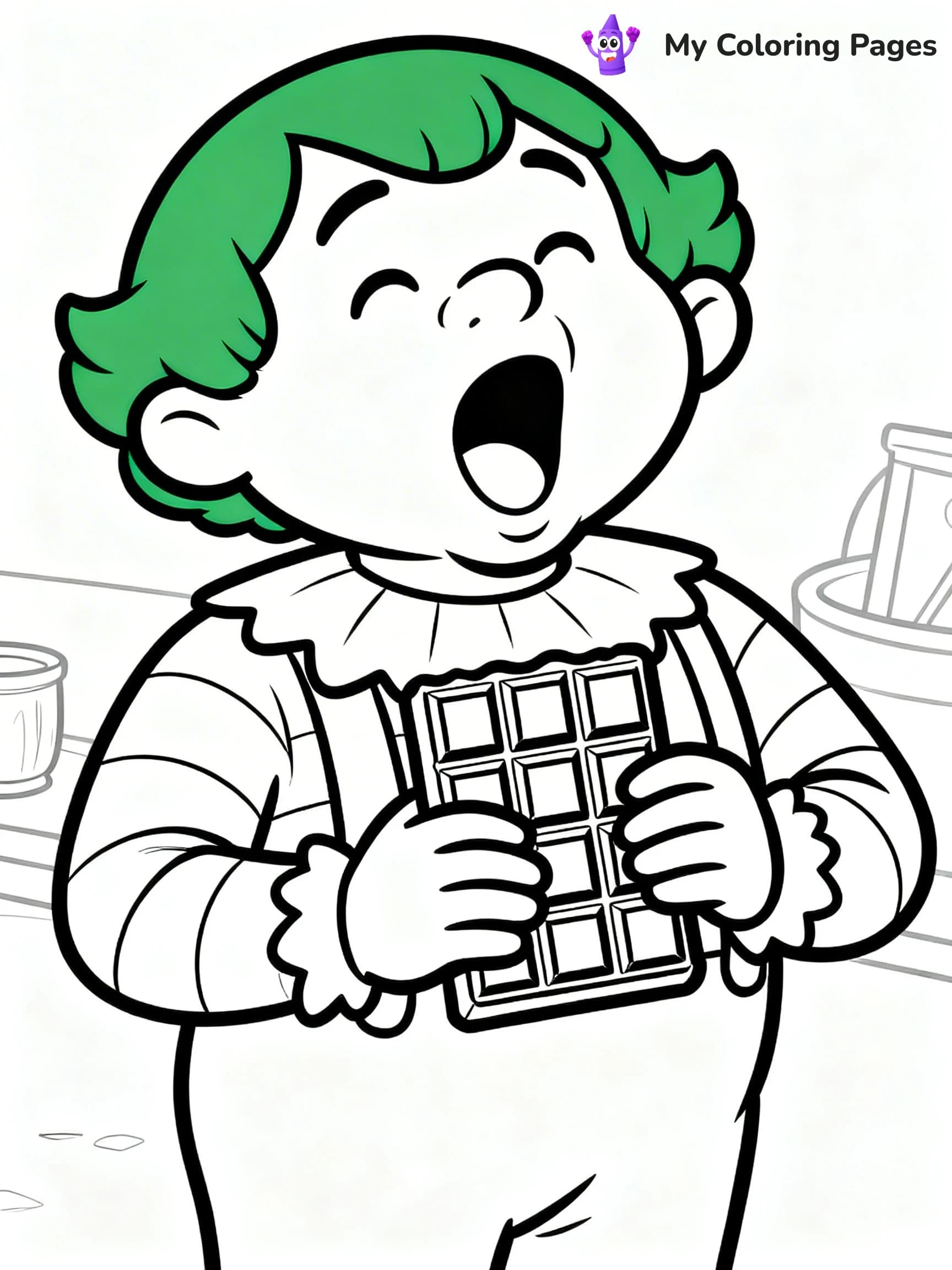 Charlie And The Chocolate Factory Coloring Pages - 21