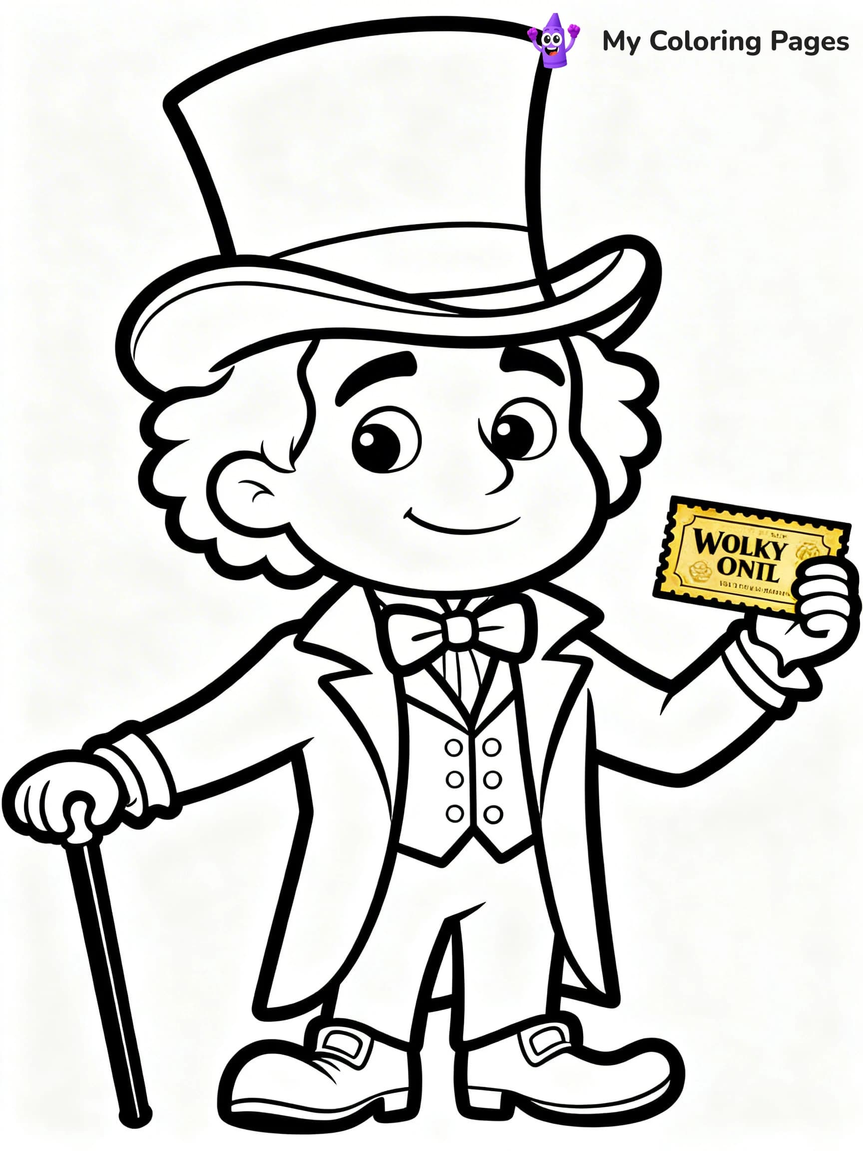 Charlie And The Chocolate Factory Coloring Pages - 12