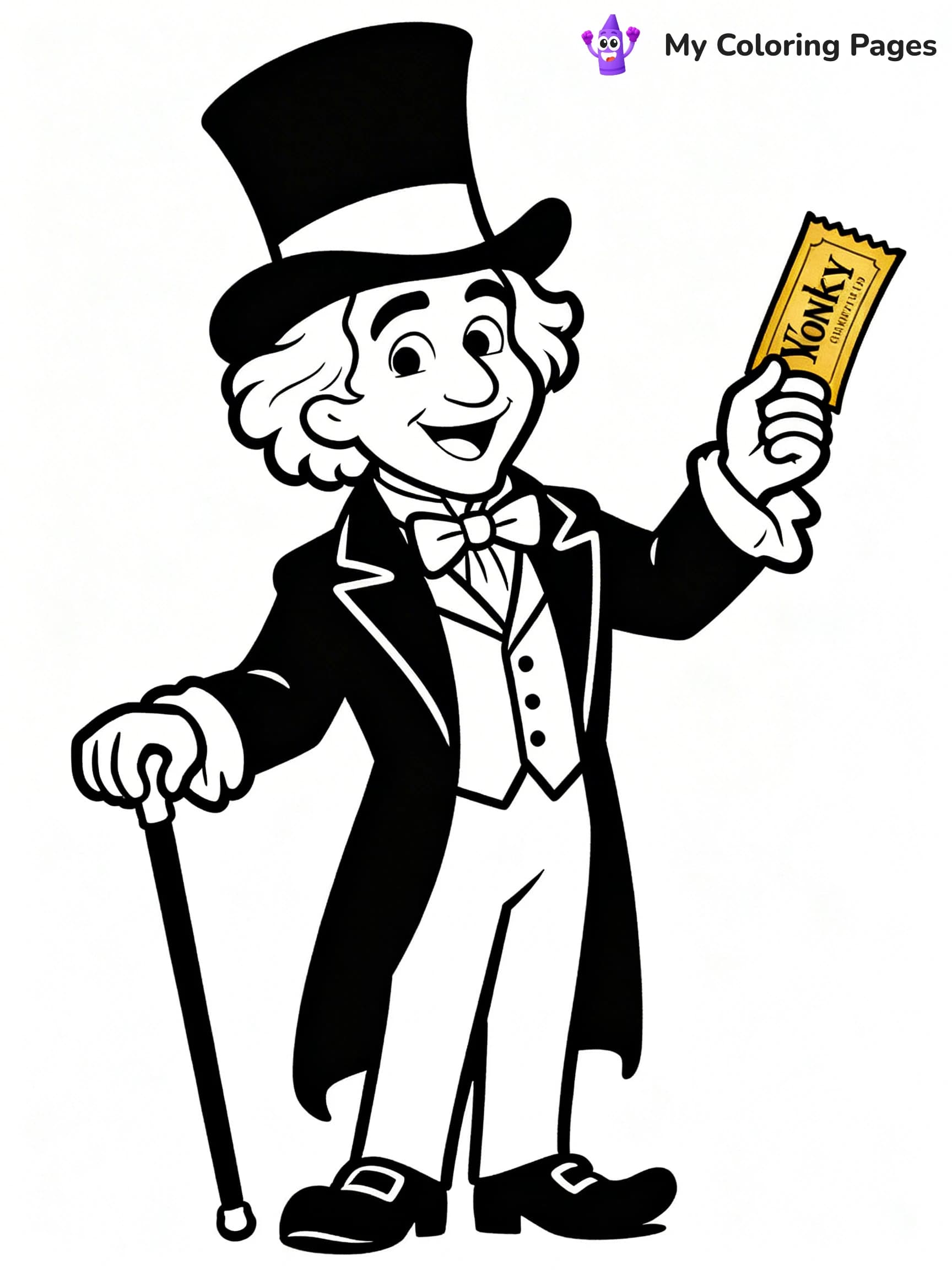 Charlie And The Chocolate Factory Coloring Pages - 10