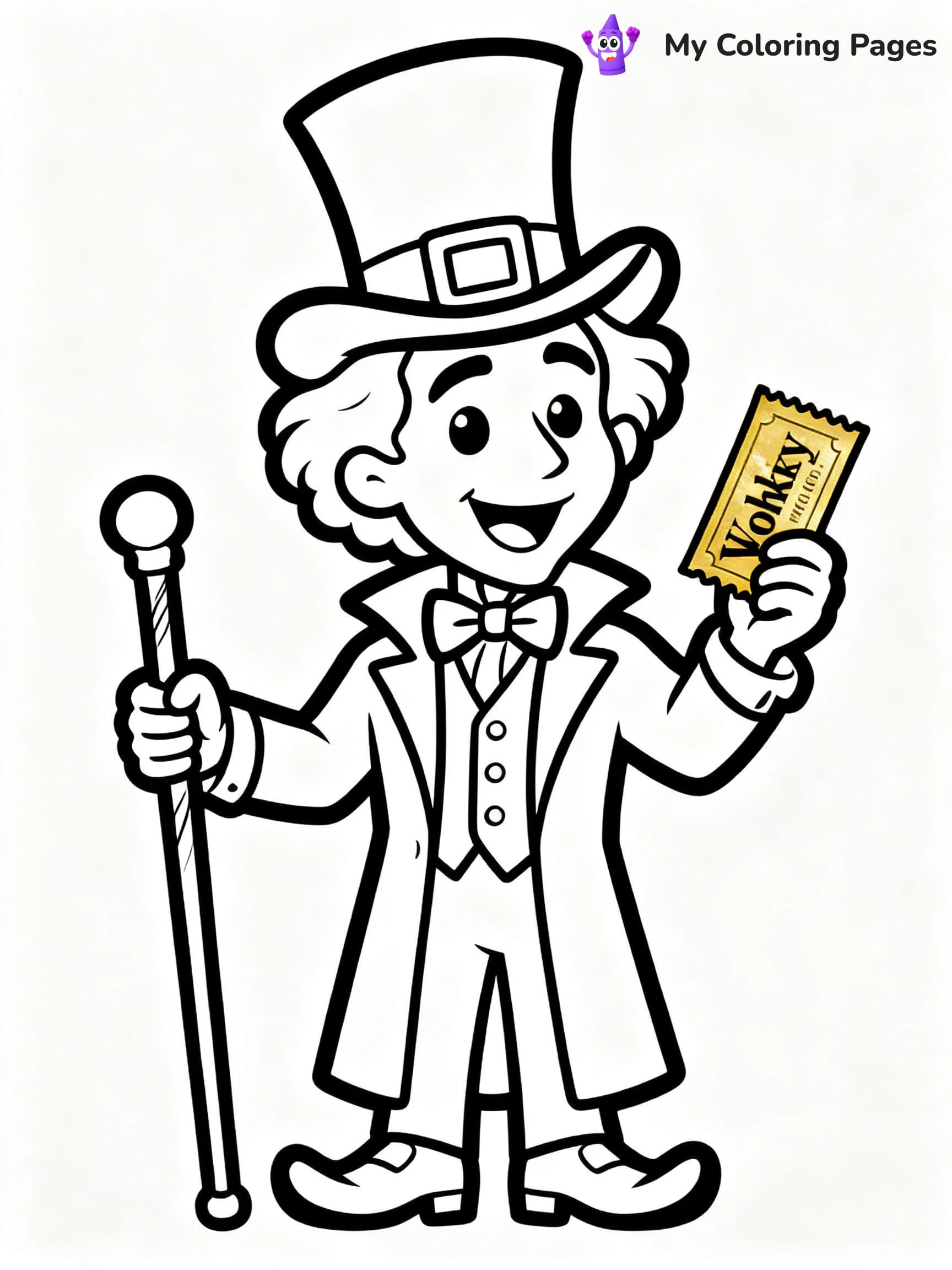Charlie And The Chocolate Factory Coloring Pages - 9