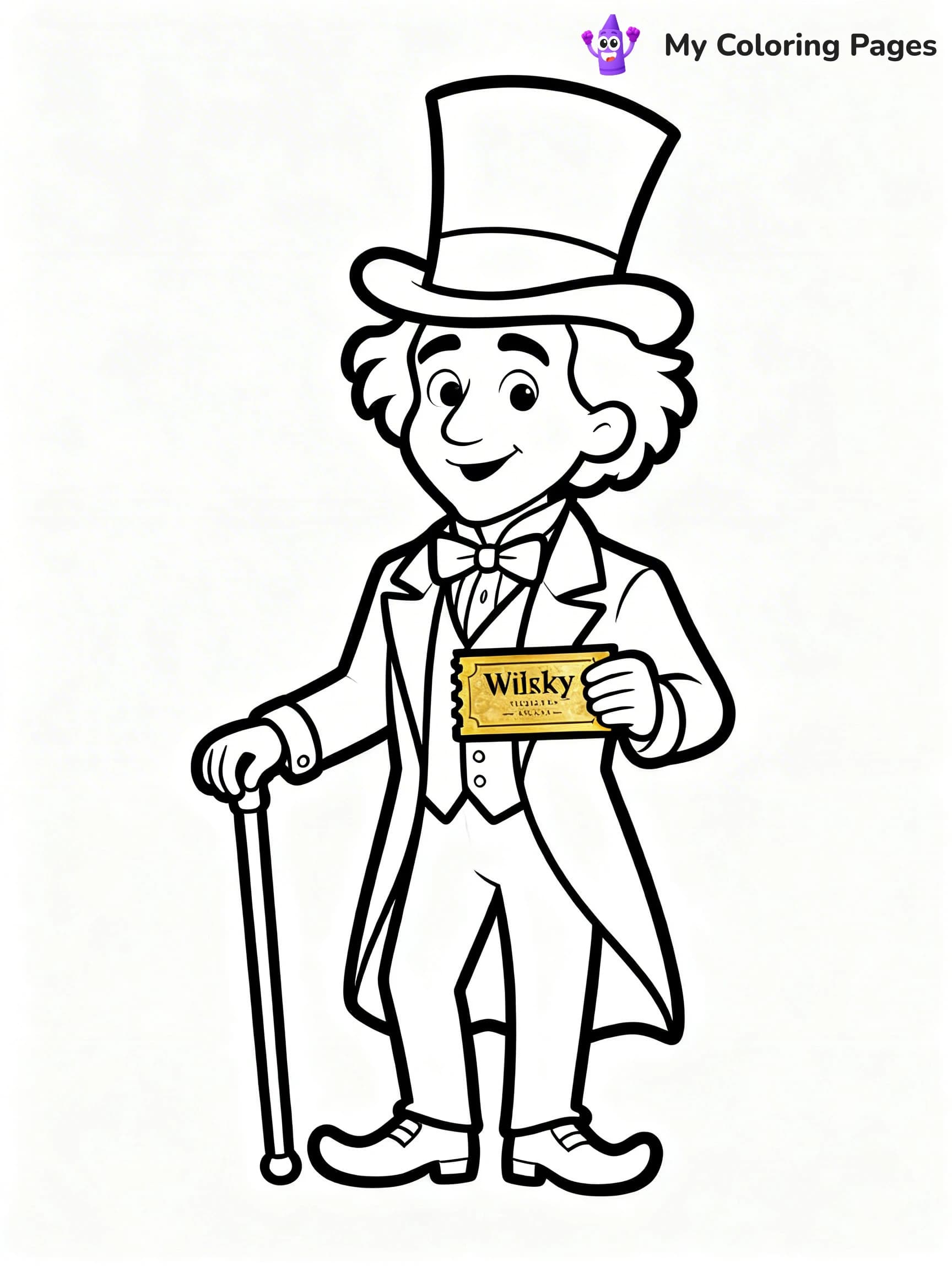 Charlie And The Chocolate Factory Coloring Pages - 7