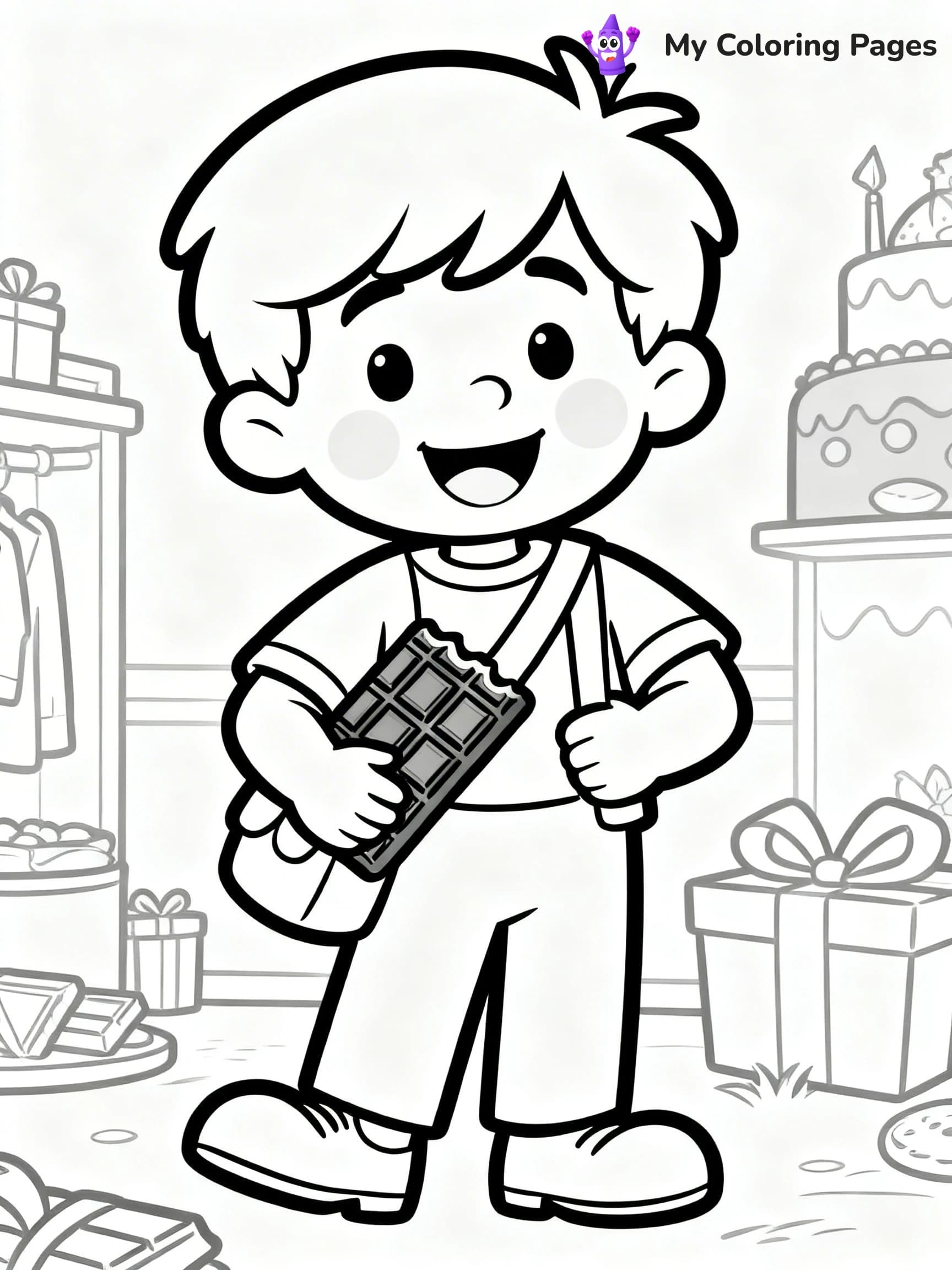 Charlie And The Chocolate Factory Coloring Pages - 4