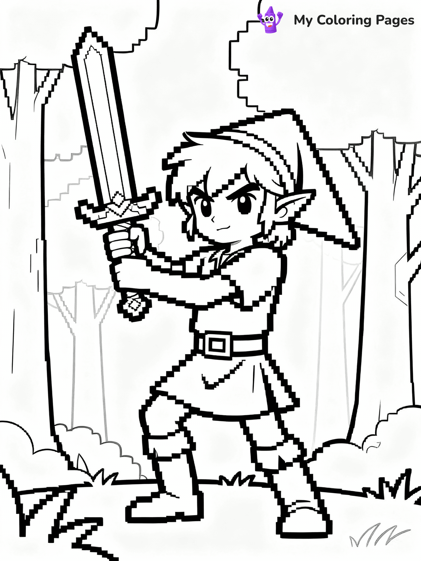 Nintendo Coloring Pages - 19