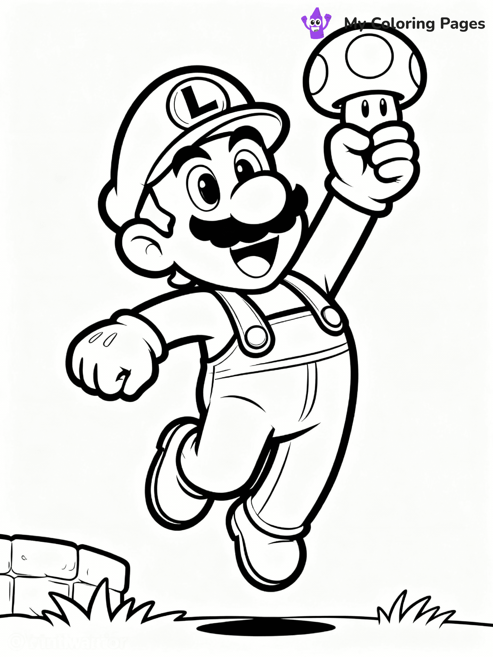 Nintendo Coloring Pages - 16