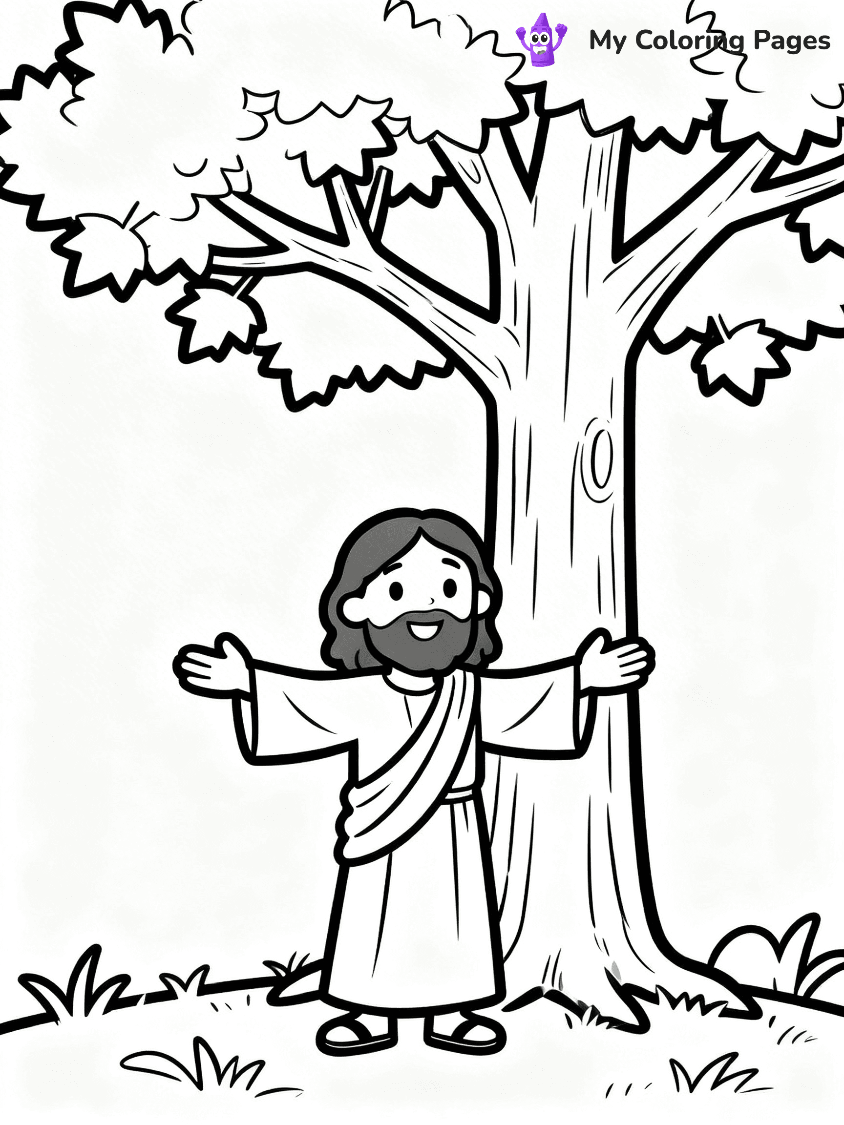 Zacchaeus Coloring Pages - 15
