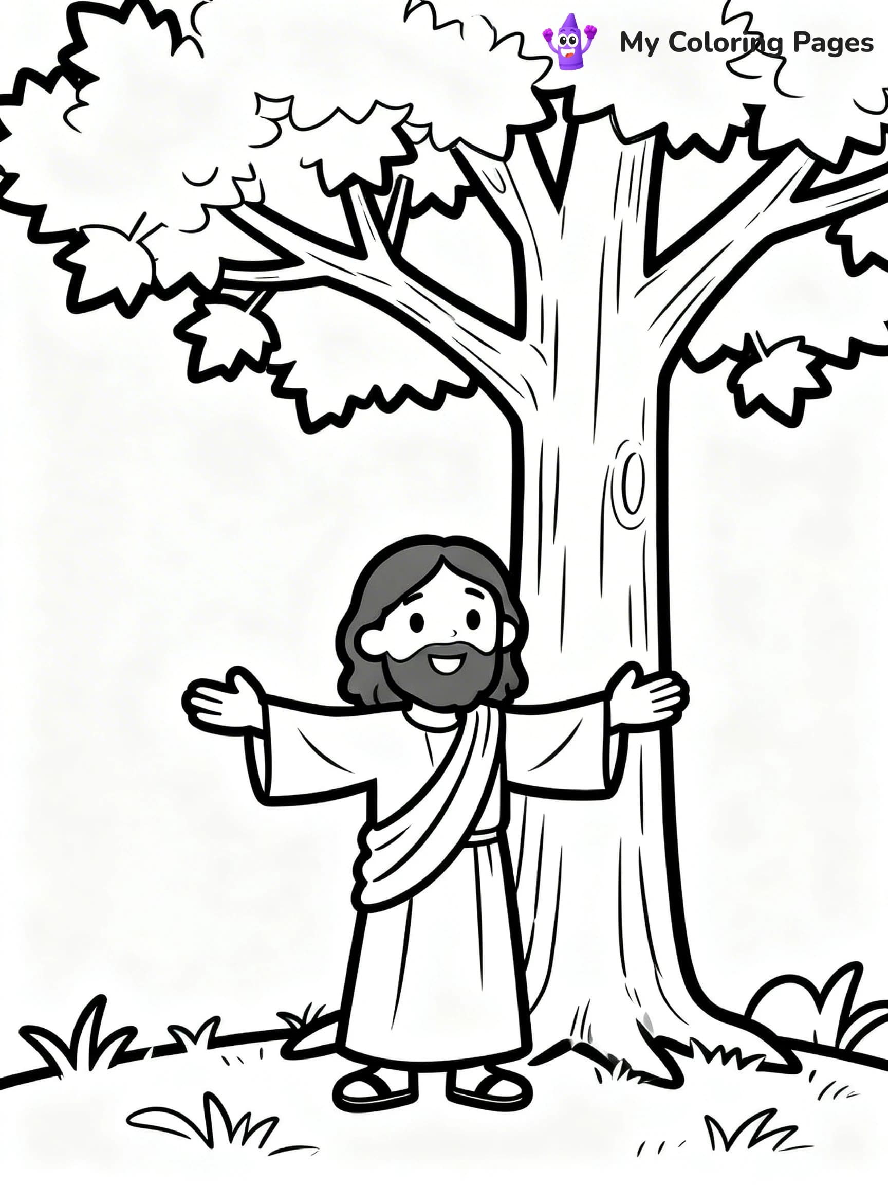 Zacchaeus Coloring Pages - 15
