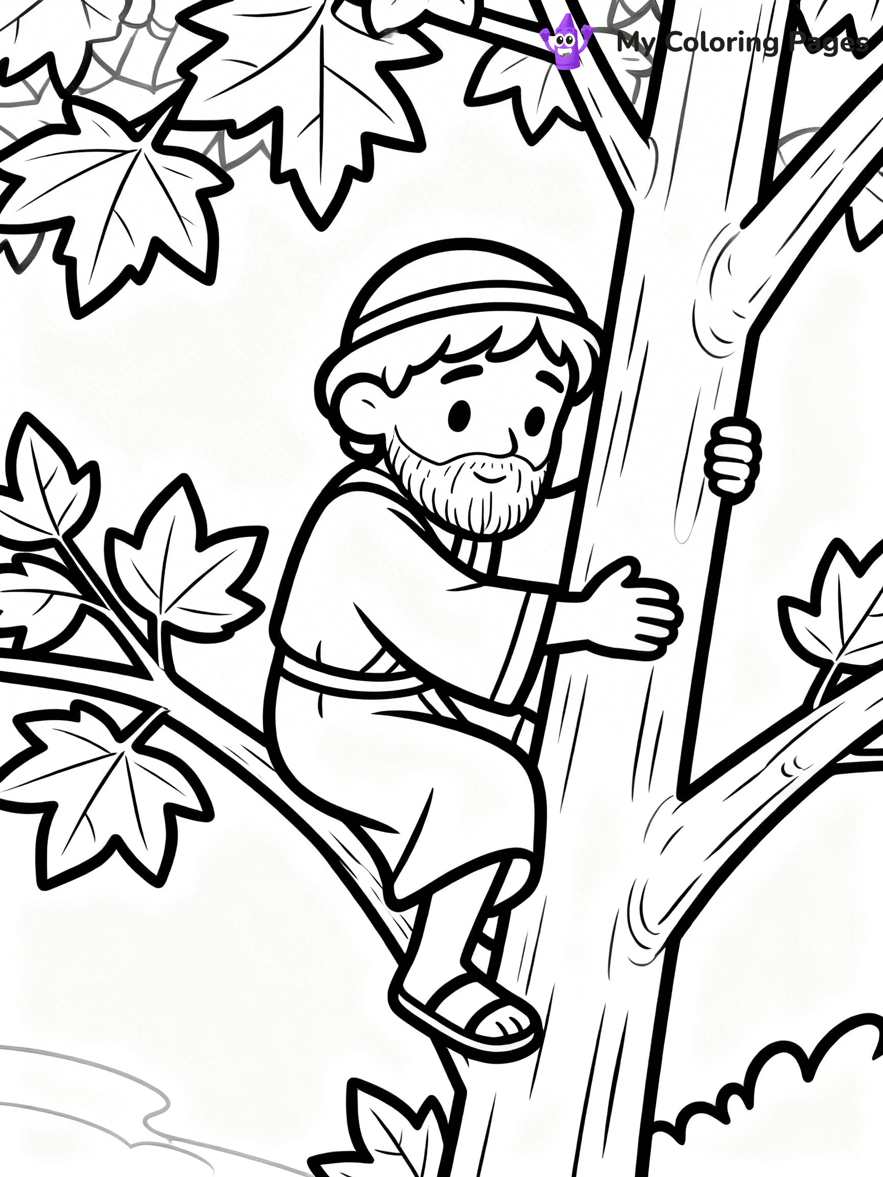 Zacchaeus Coloring Pages - 10